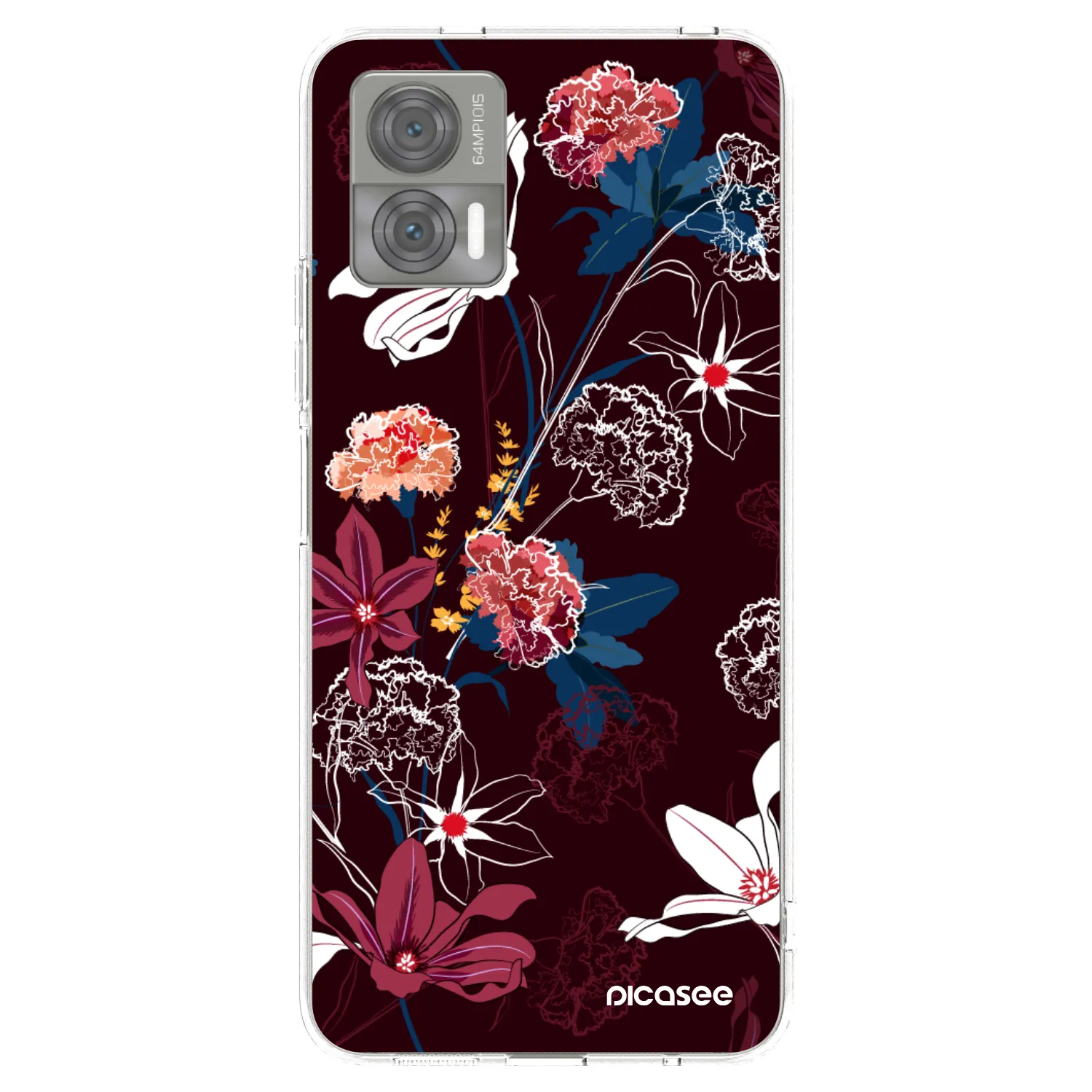 Picasee silikonový průhledný obal pro Motorola Edge 30 Neo - Dark Meadow