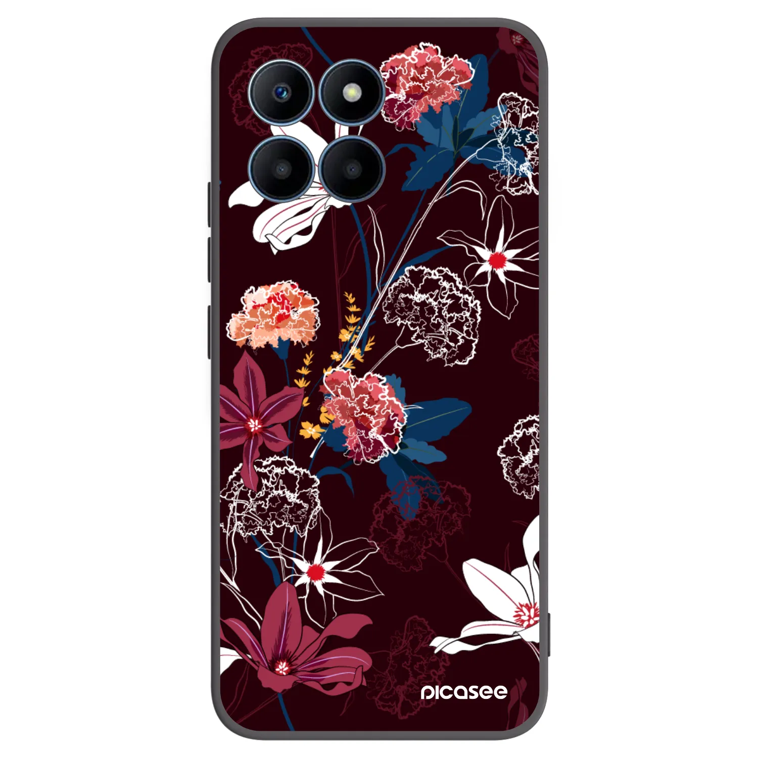 Picasee silikonový černý obal pro Honor 70 Lite - Dark Meadow