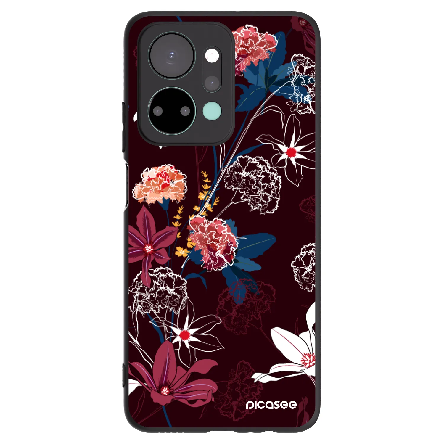 Picasee silikonový černý obal pro Honor X7a - Dark Meadow