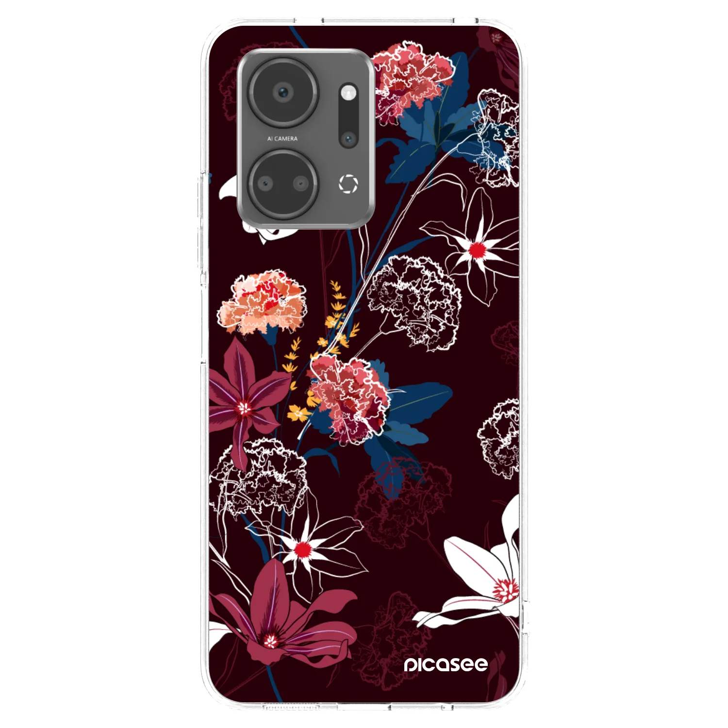 Picasee silikonový průhledný obal pro Honor X7a - Dark Meadow