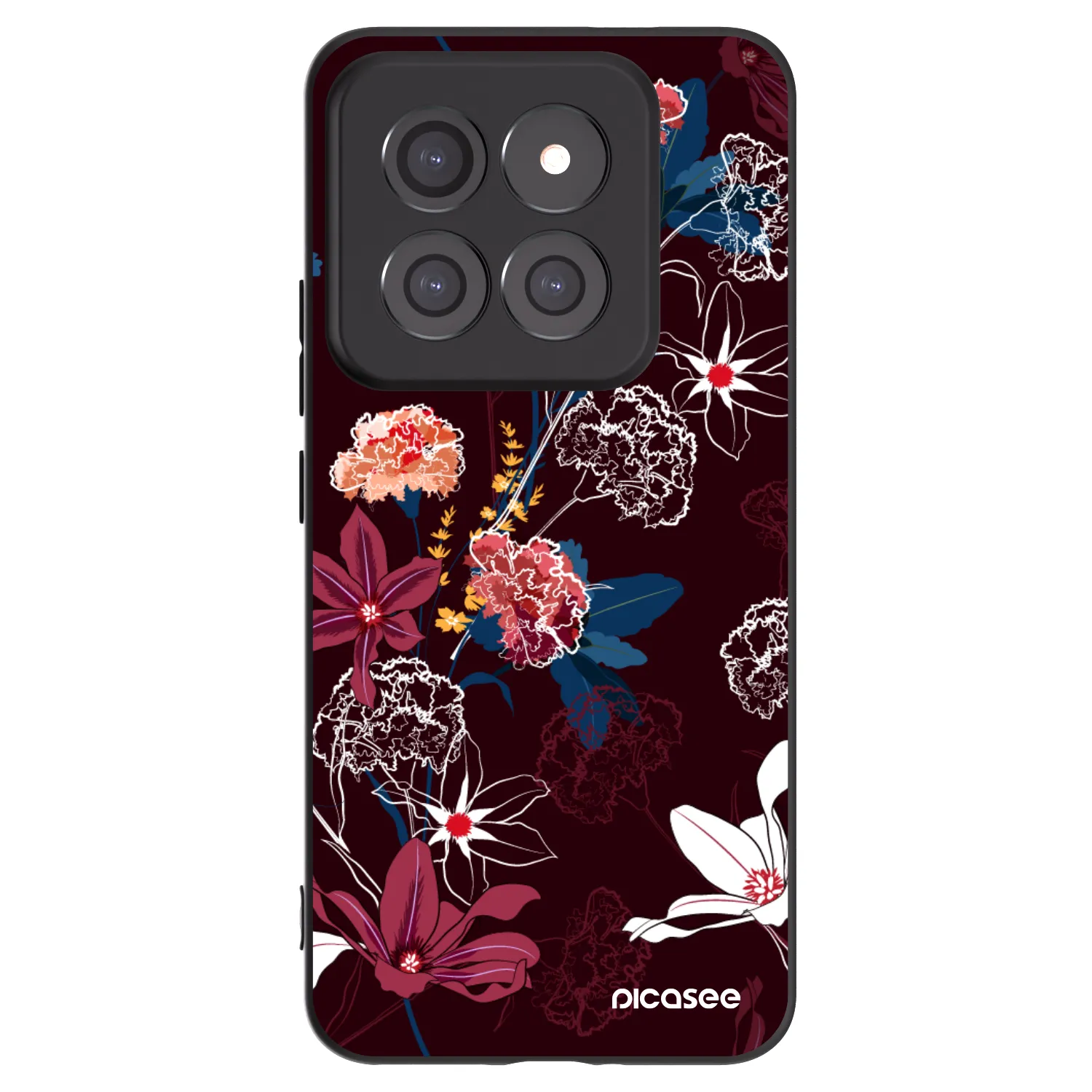 Picasee silikonový černý obal pro Xiaomi 14 Pro - Dark Meadow