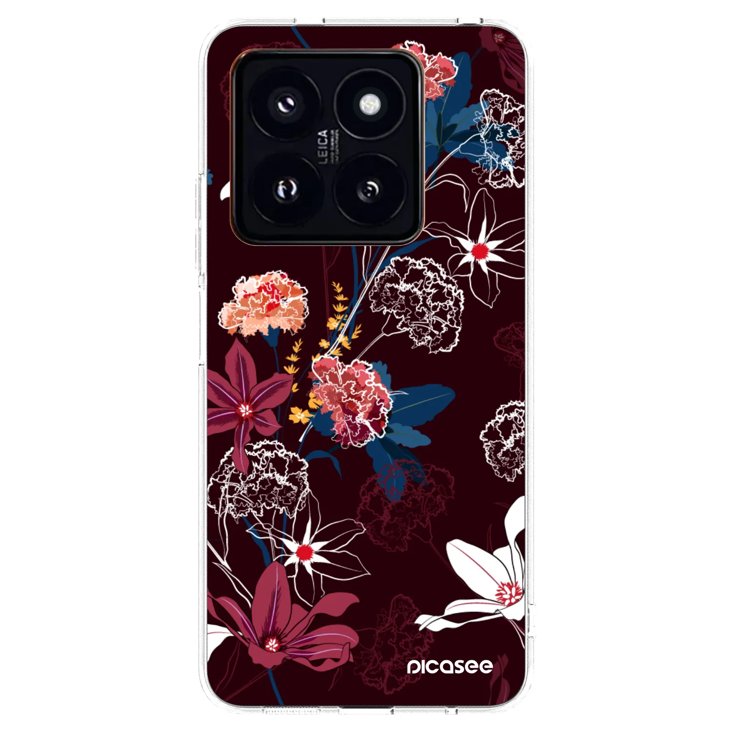 Picasee silikonový průhledný obal pro Xiaomi 14 Pro - Dark Meadow