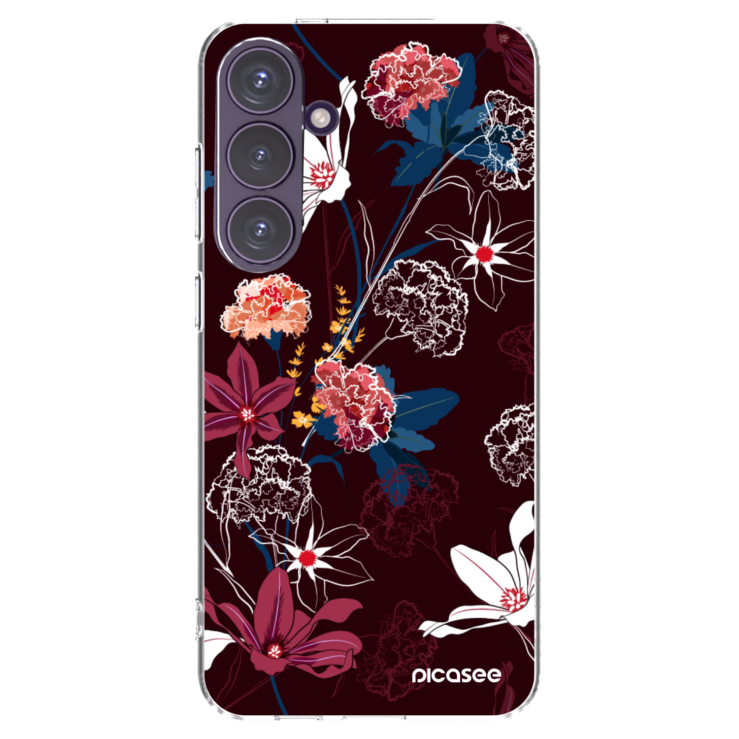 Picasee silikonový průhledný obal pro Samsung Galaxy S24+ S926B 5G - Dark Meadow