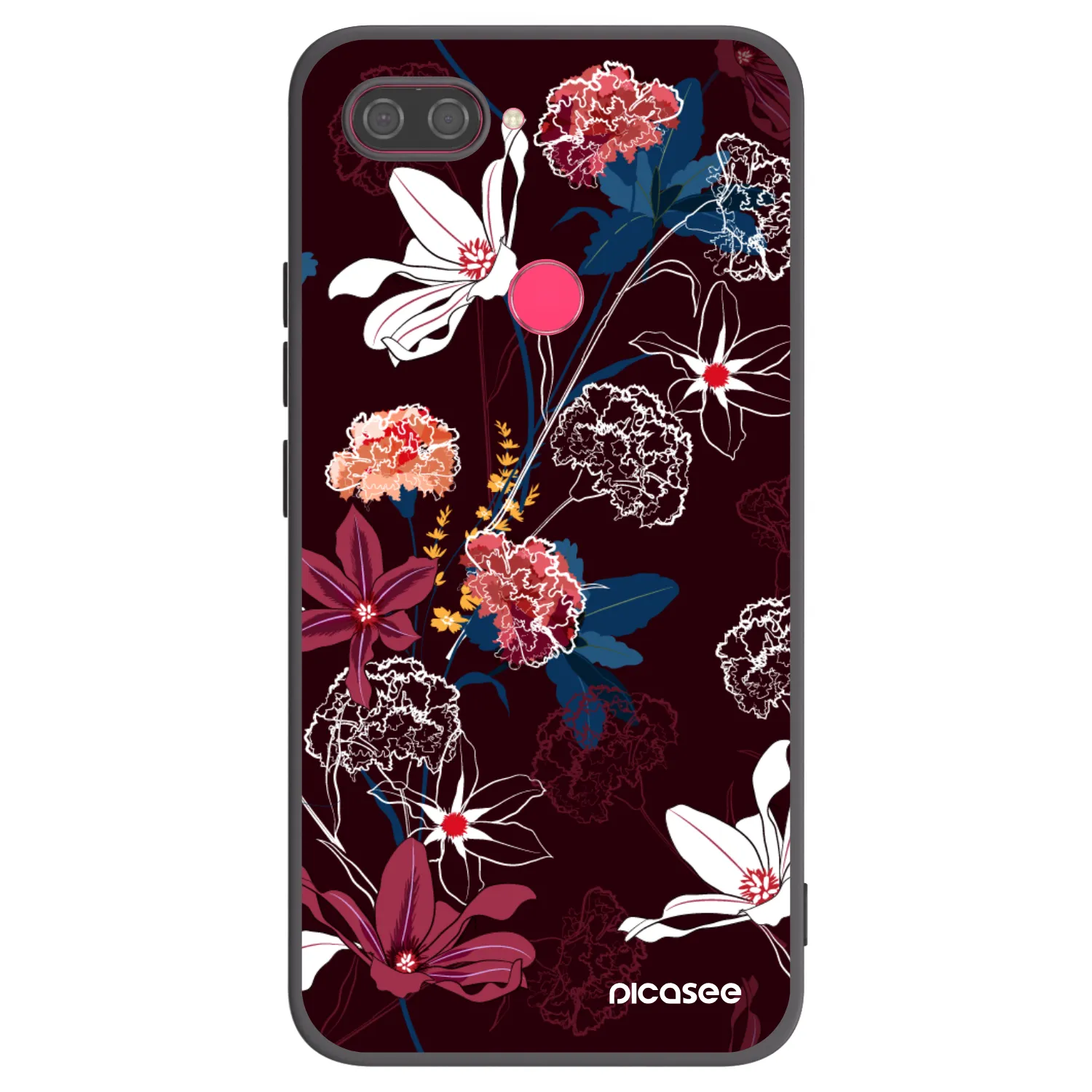 Picasee silikonový černý obal pro Xiaomi Mi 8 Lite - Dark Meadow