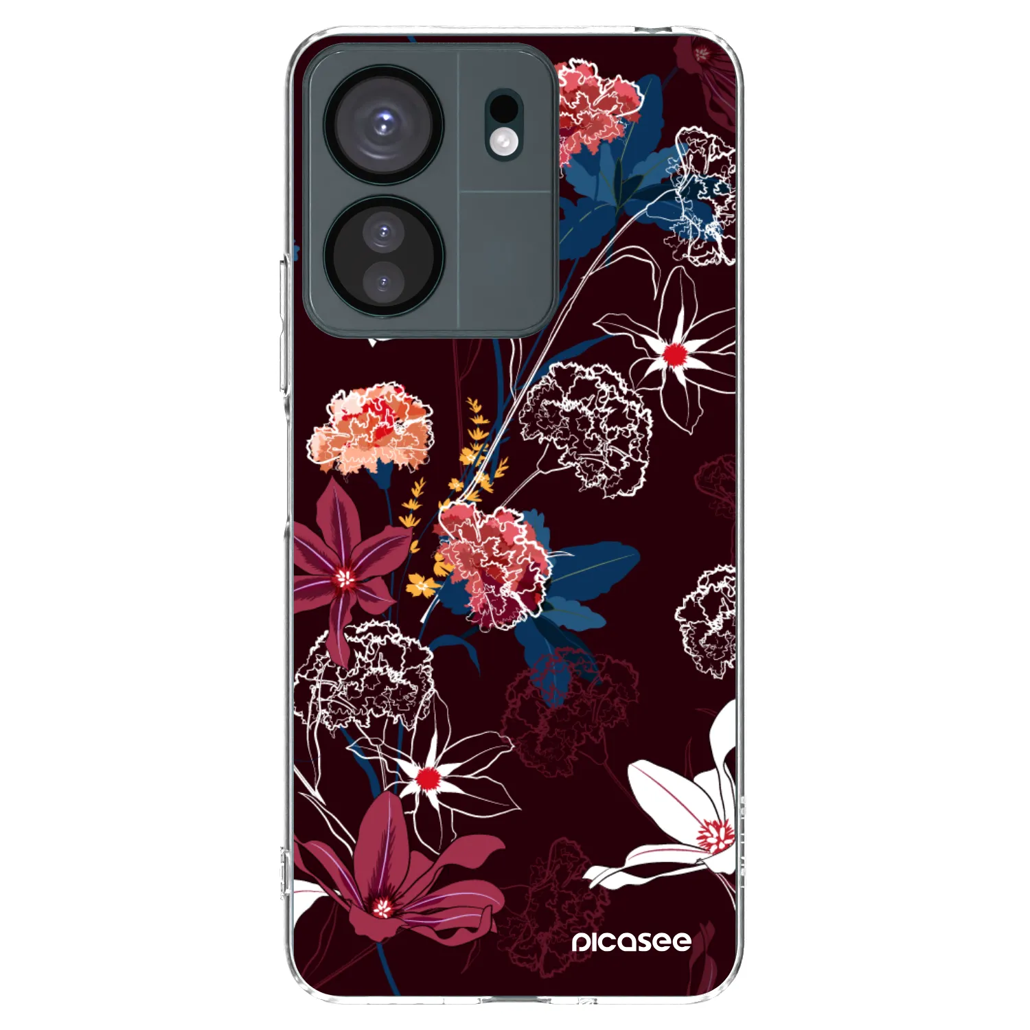 Picasee silikonový průhledný obal pro Xiaomi Redmi 13C 4G - Dark Meadow