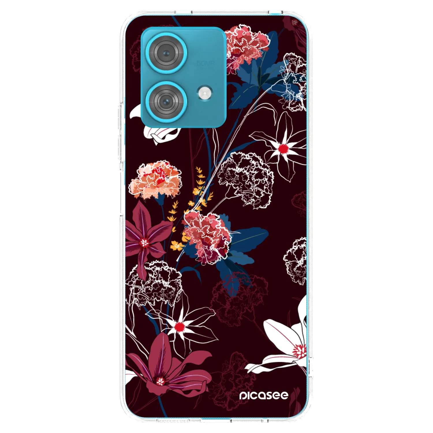 Picasee silikonový průhledný obal pro Motorola Edge 40 Neo - Dark Meadow