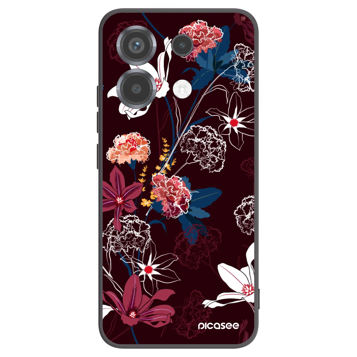 Picasee silikonový černý obal pro Xiaomi Poco X6 - Dark Meadow