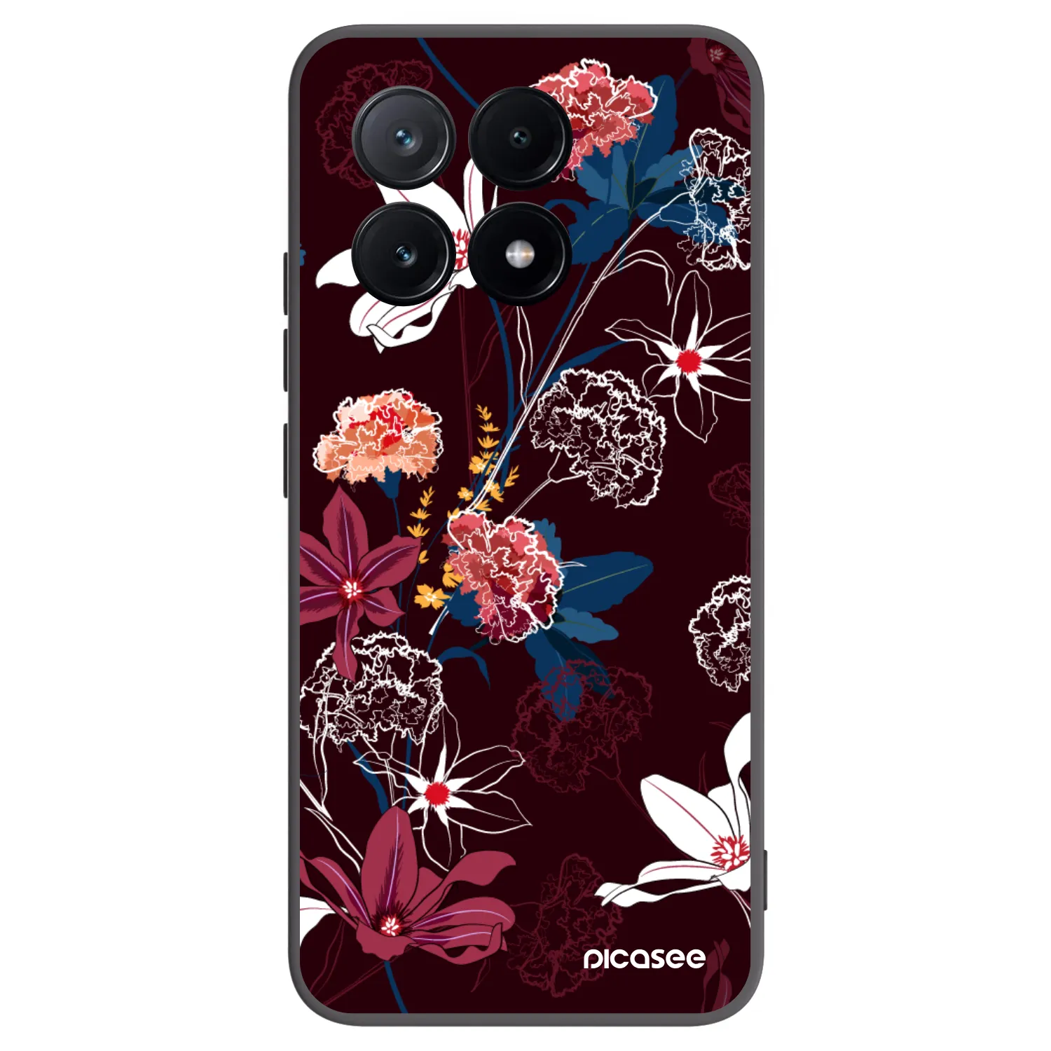 Picasee silikonový černý obal pro Xiaomi Poco X6 Pro - Dark Meadow