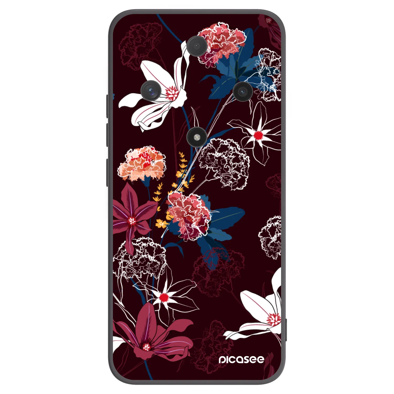 Picasee silikonový černý obal pro Honor Magic6 Lite 5G - Dark Meadow