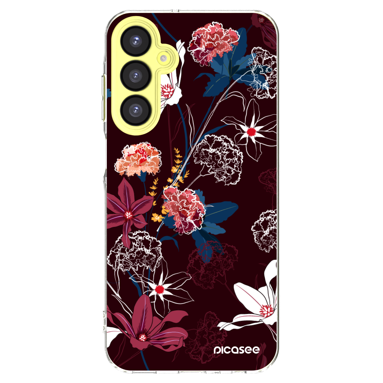 Picasee silikonový průhledný obal pro Samsung Galaxy A25 A256B 5G - Dark Meadow