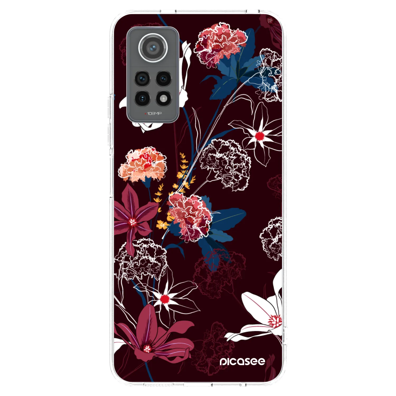 Picasee silikonový průhledný obal pro Xiaomi Redmi Note 12 Pro 4G - Dark Meadow