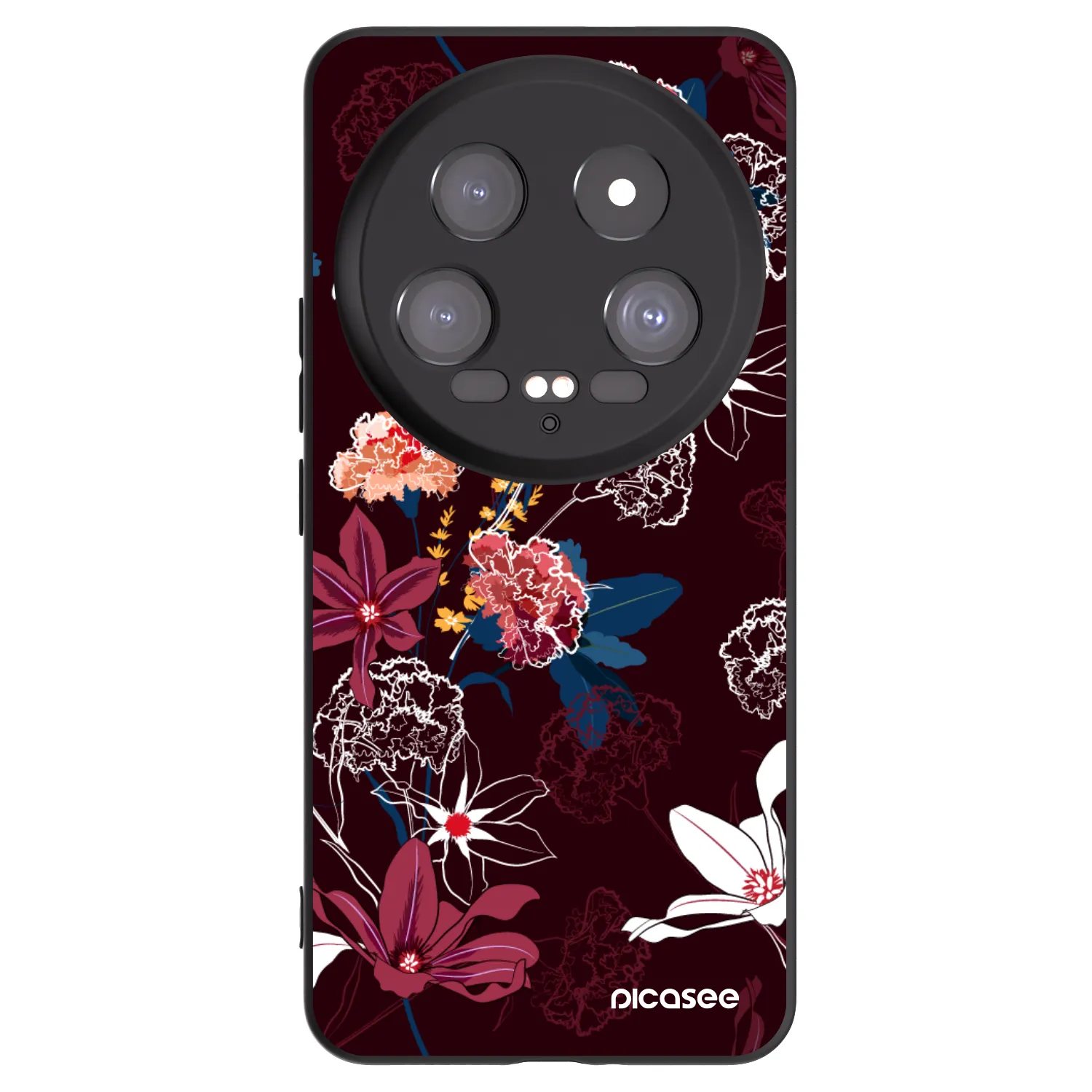 Picasee silikonový černý obal pro Xiaomi 14 Ultra - Dark Meadow