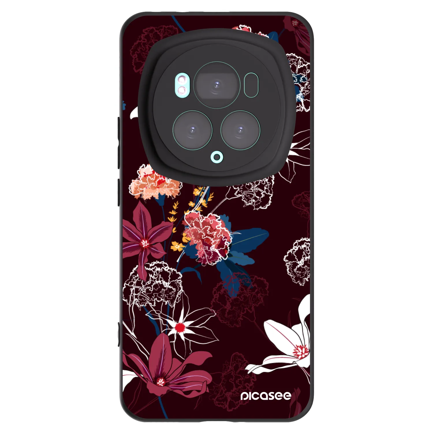 Picasee silikonový černý obal pro Honor Magic6 Pro - Dark Meadow