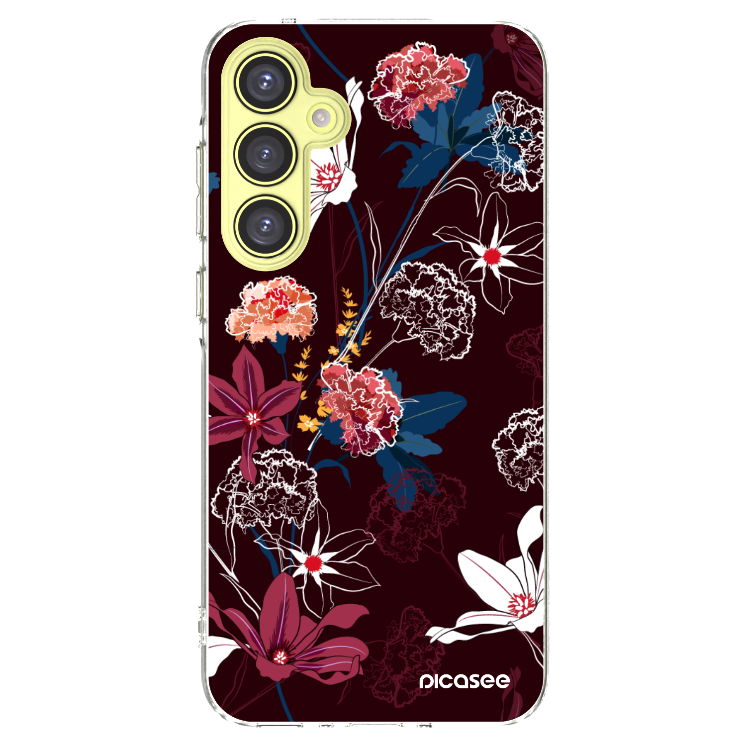 Picasee silikonový průhledný obal pro Samsung Galaxy A35 5G A356B - Dark Meadow
