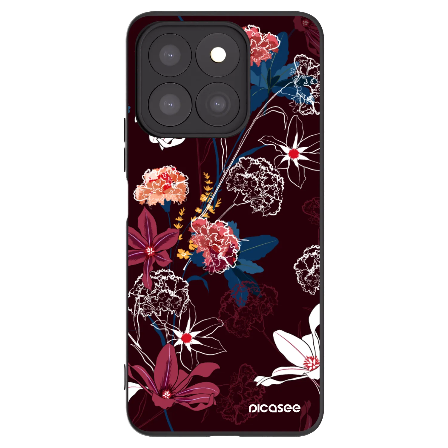 Picasee silikonový černý obal pro Honor X8b - Dark Meadow