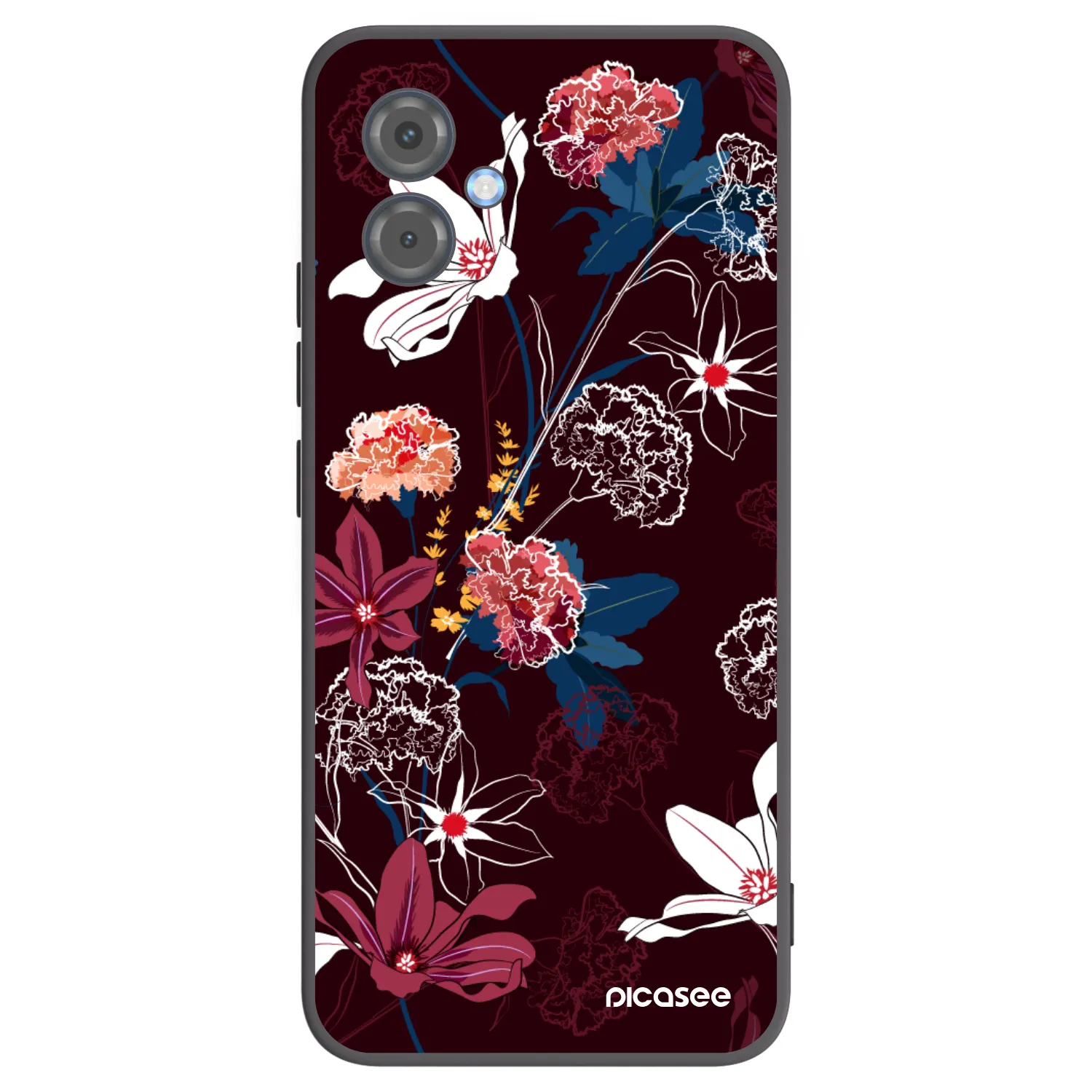 Picasee silikonový černý obal pro Motorola Moto G14 - Dark Meadow