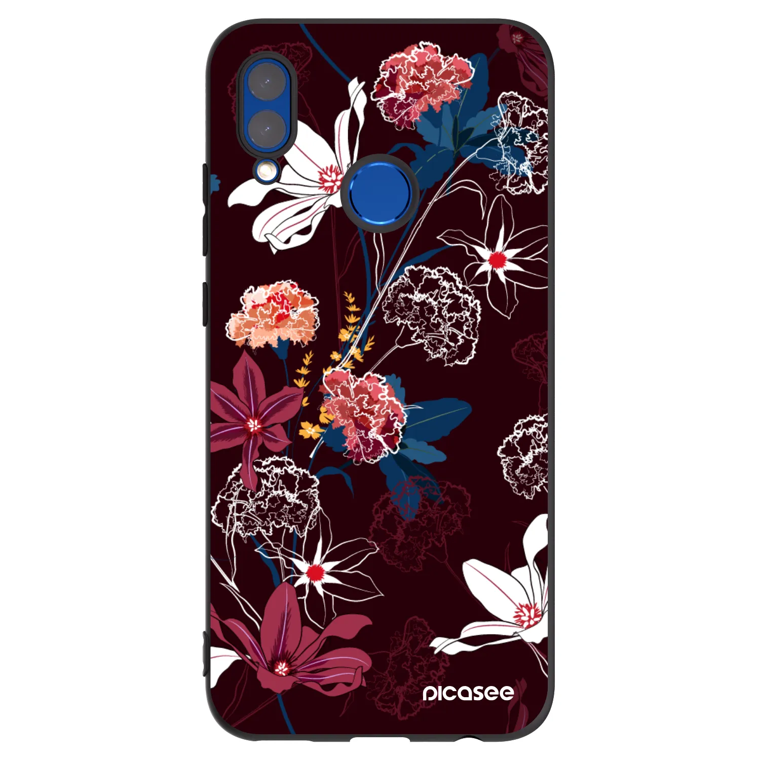 Picasee silikonový černý obal pro Huawei P Smart 2019 - Dark Meadow