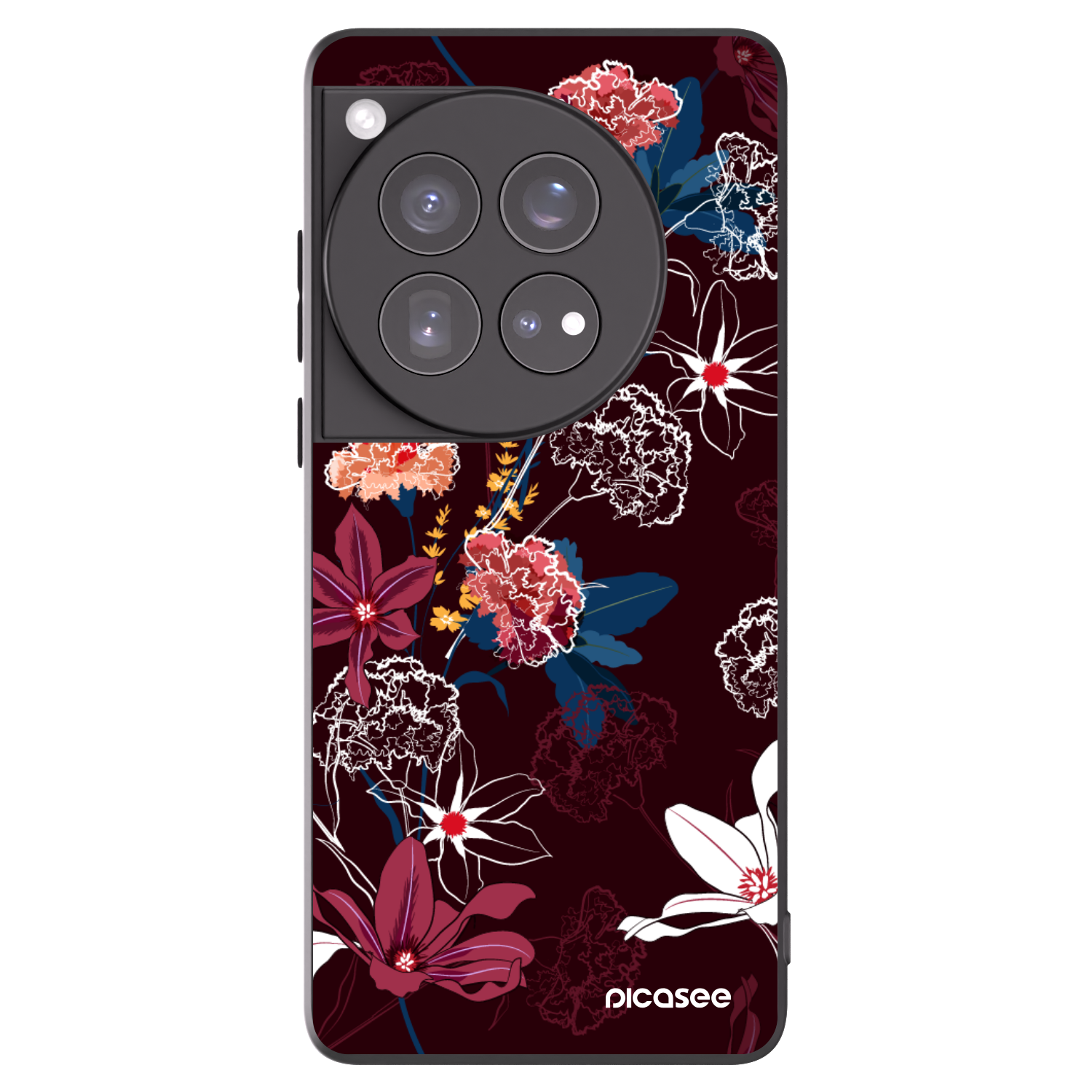 Picasee silikonový černý obal pro OnePlus 12 5G - Dark Meadow