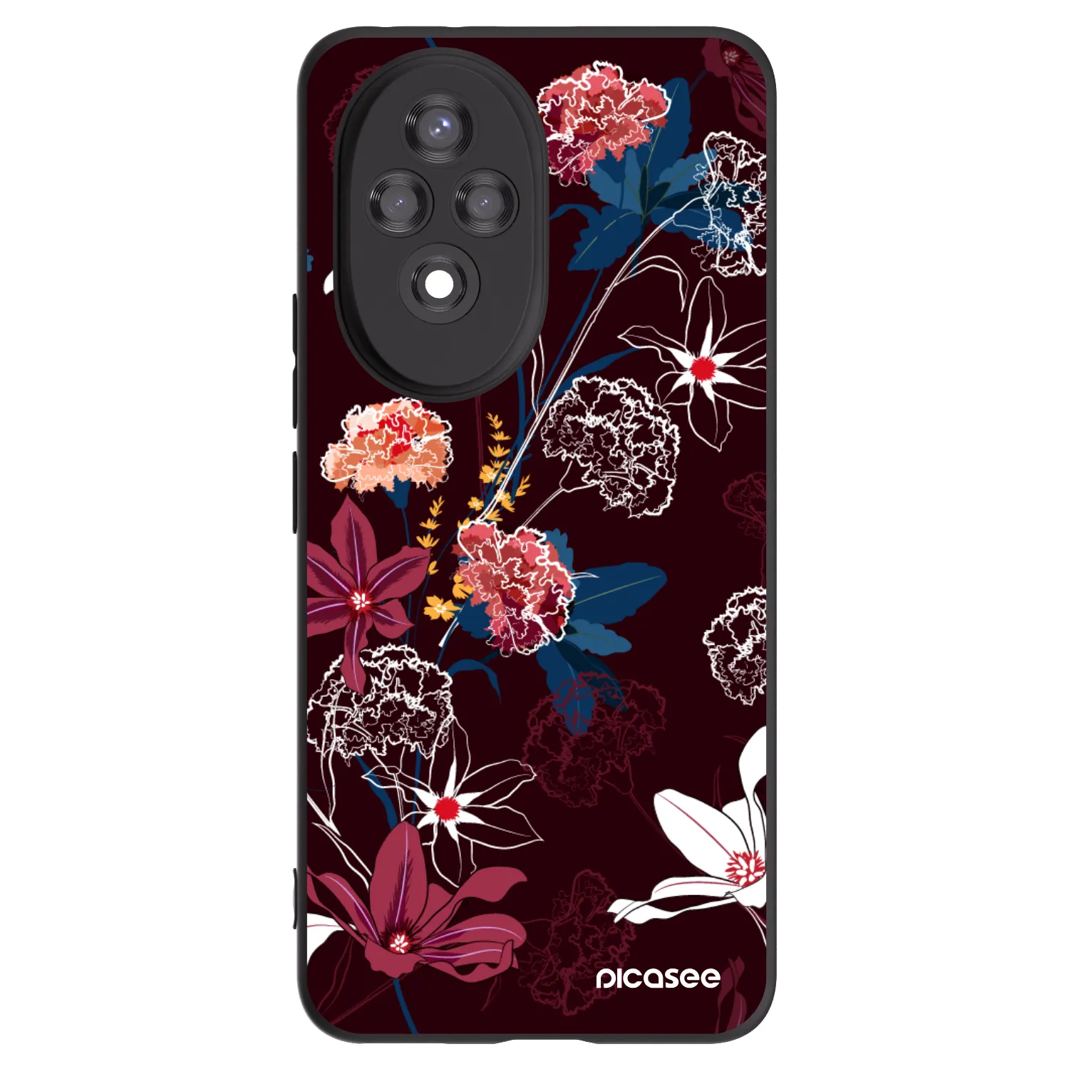 Picasee silikonový černý obal pro Honor 200 Pro 5G - Dark Meadow