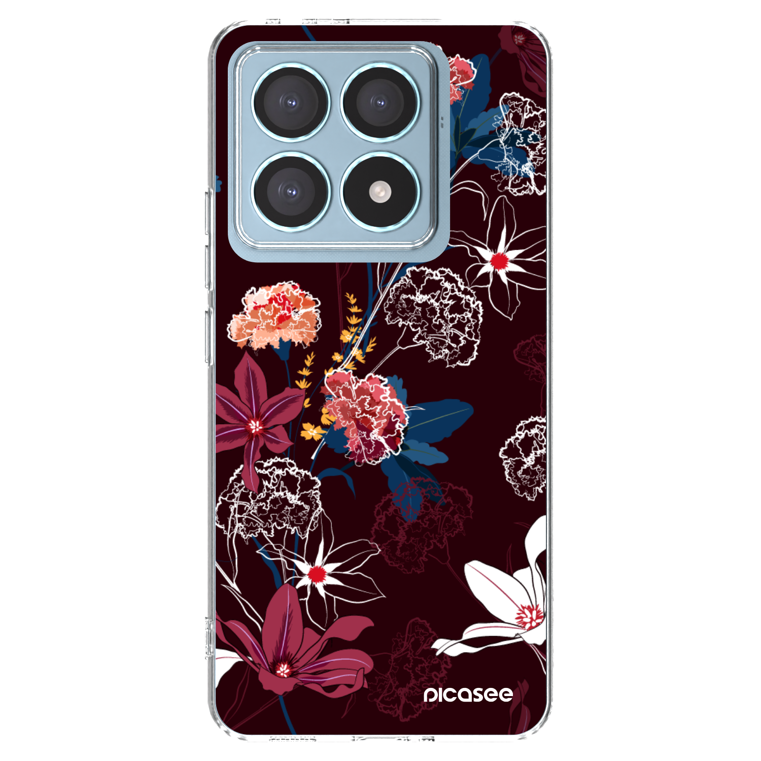 Picasee silikonový průhledný obal pro Xiaomi 14T Pro - Dark Meadow