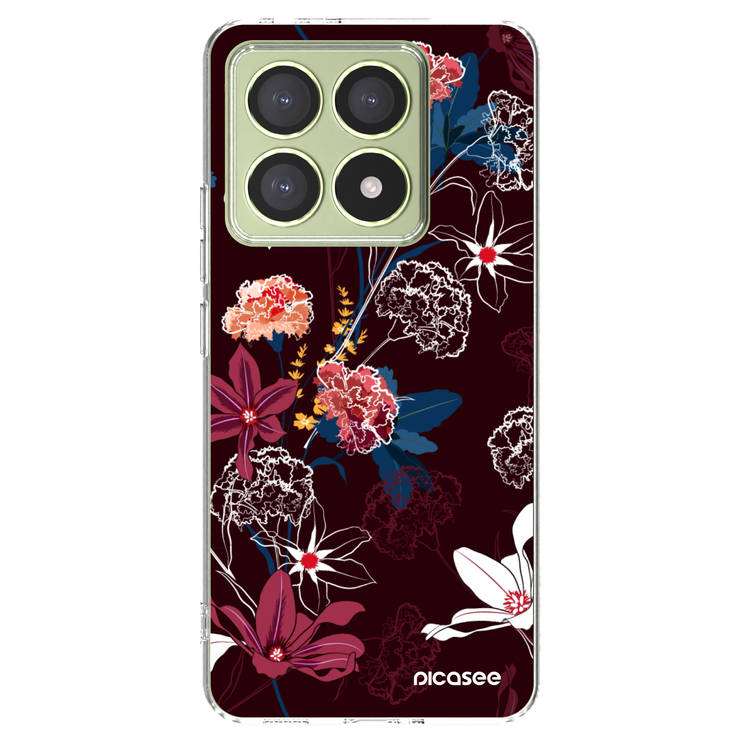 Picasee silikonový průhledný obal pro Xiaomi 14T - Dark Meadow