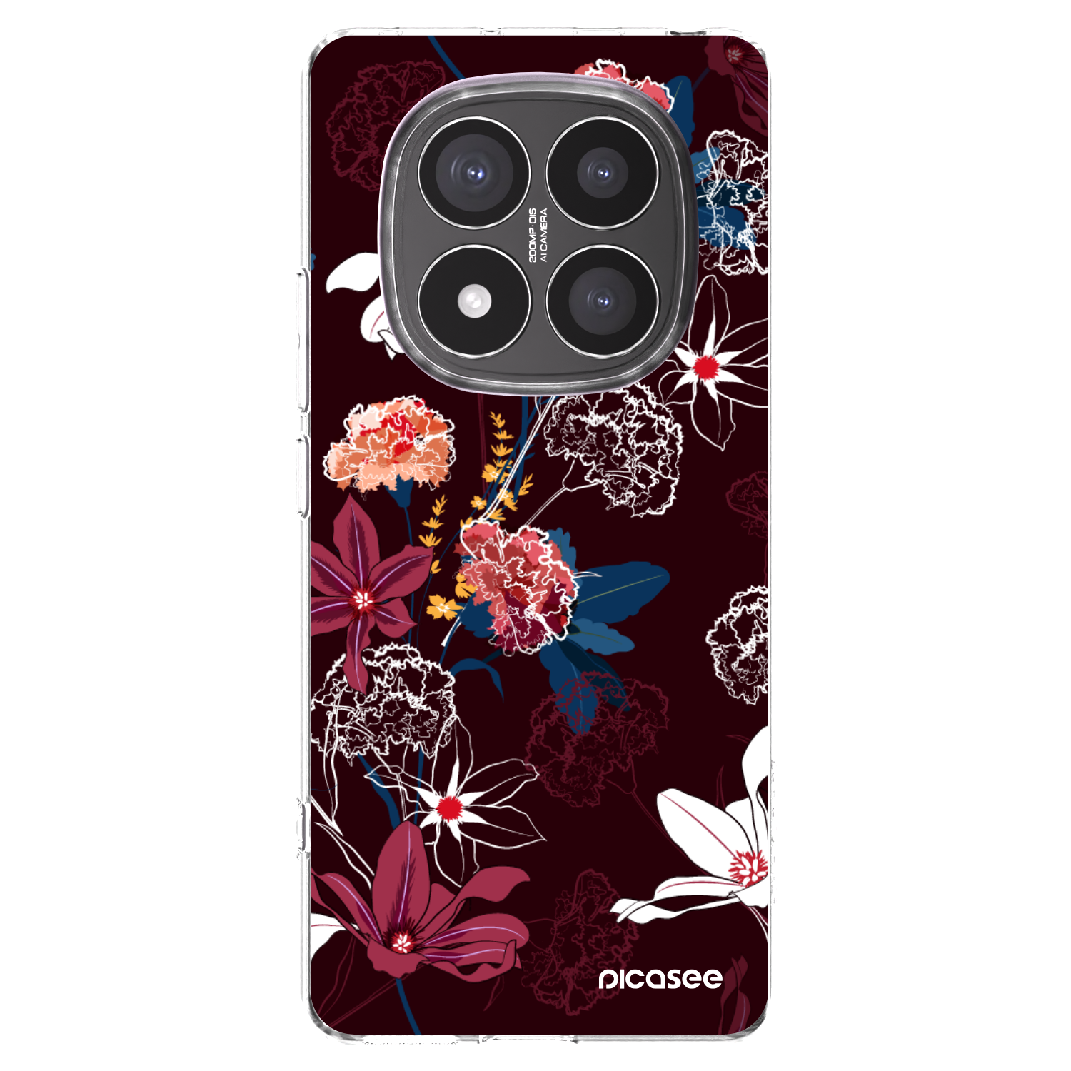Picasee silikonový průhledný obal pro Xiaomi Redmi Note 14 Pro+ 5G - Dark Meadow