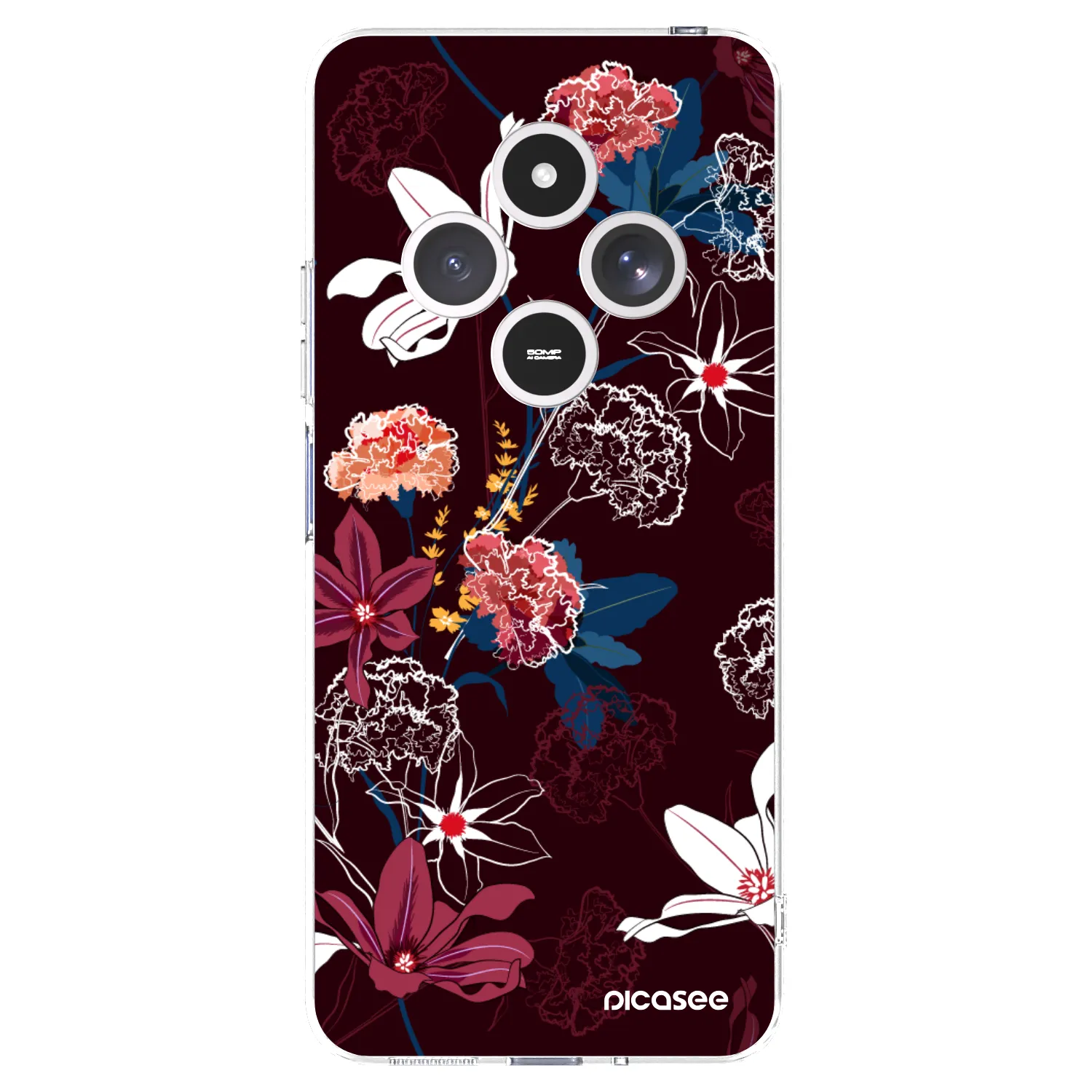 Picasee silikonový průhledný obal pro Xiaomi Redmi 14C - Dark Meadow
