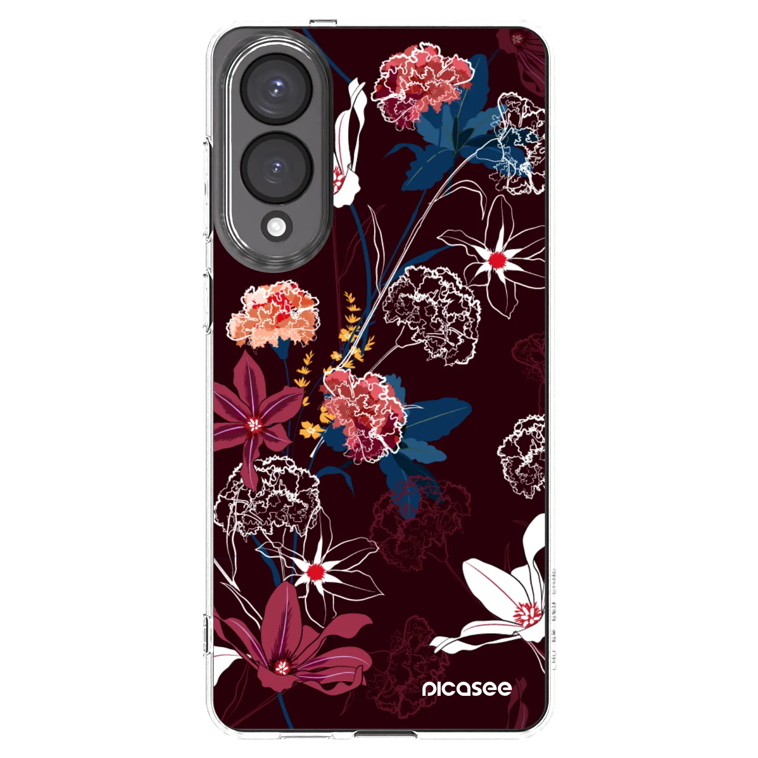 Picasee silikonový průhledný obal pro Samsung Galaxy S25 Edge 5G - Dark Meadow