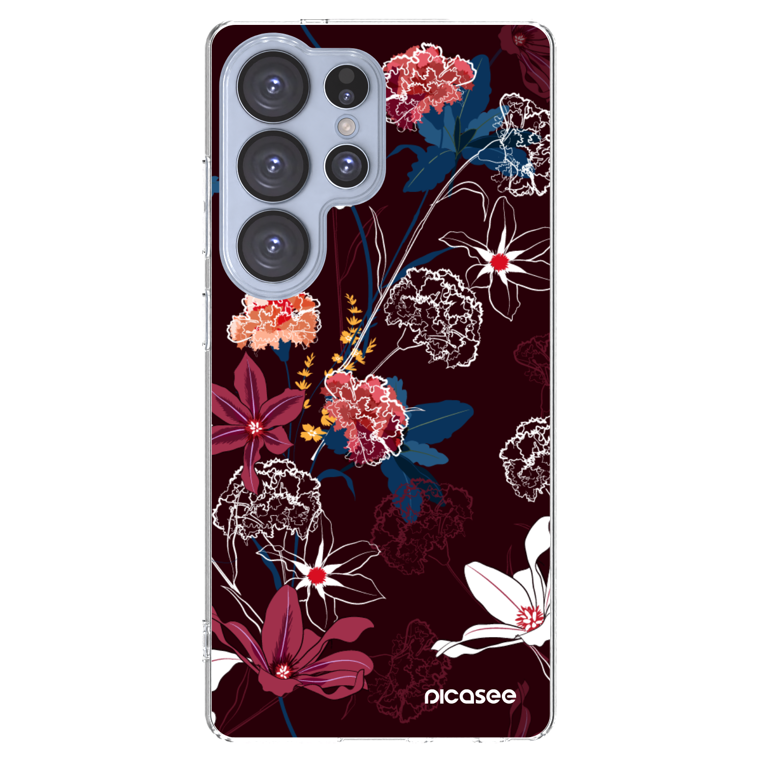 Picasee silikonový průhledný obal pro Samsung Galaxy S25 Ultra 5G - Dark Meadow