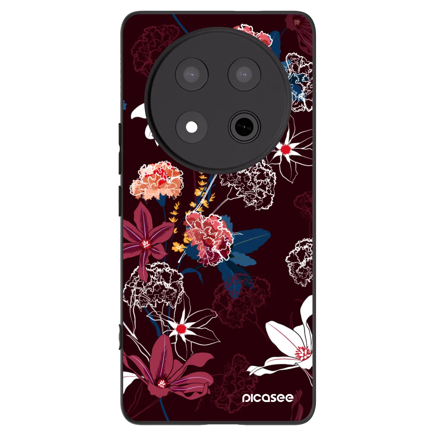 Picasee silikonový černý obal pro Honor Magic7 Lite 5G - Dark Meadow
