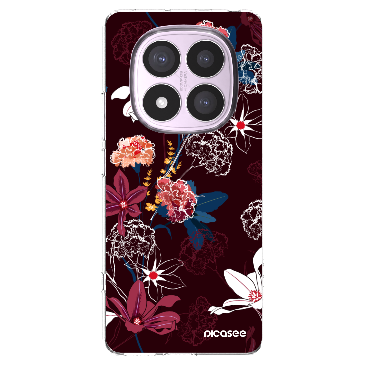 Picasee silikonový průhledný obal pro Xiaomi Redmi Note 14 Pro 4G - Dark Meadow