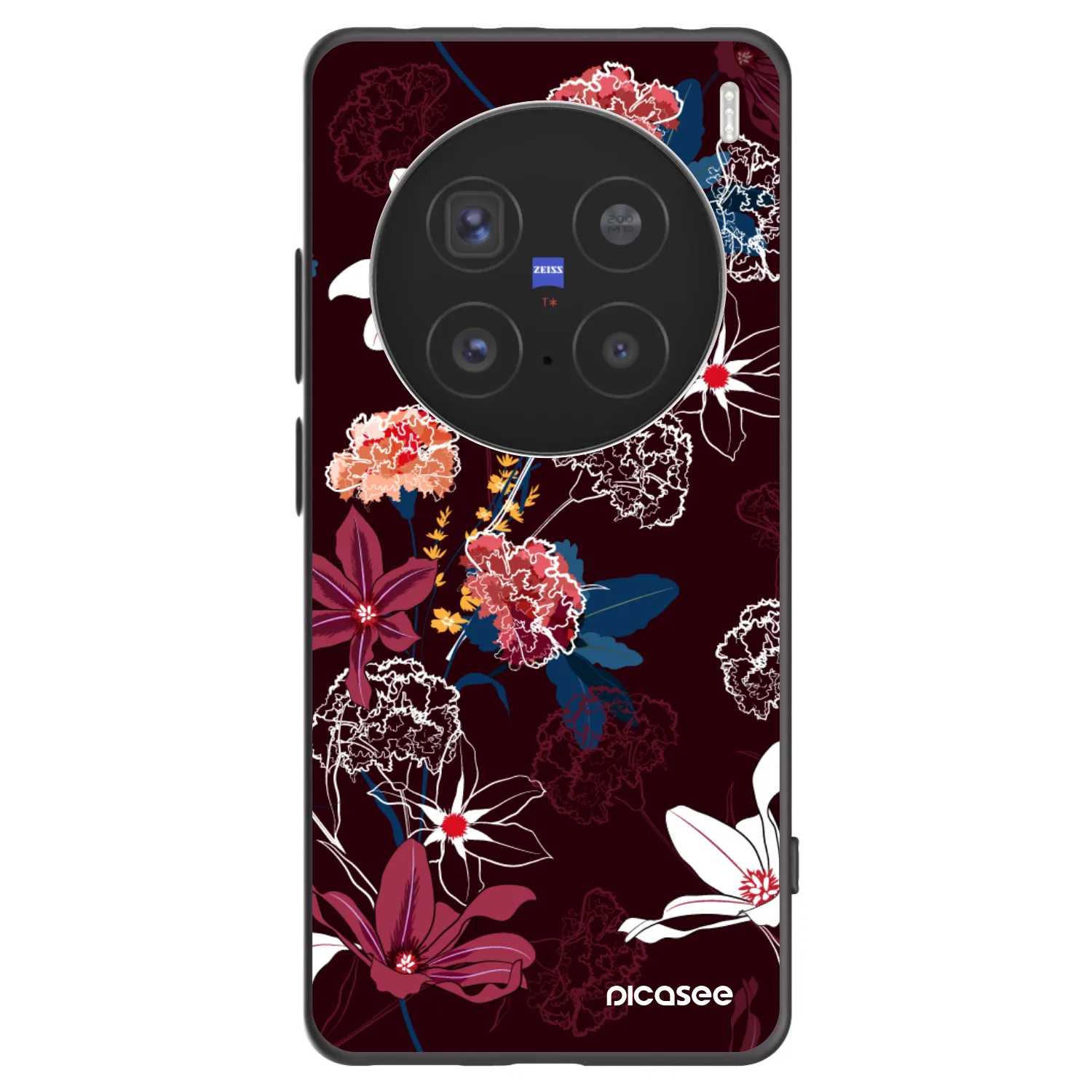 Picasee silikonový černý obal pro Vivo X200 Pro - Dark Meadow