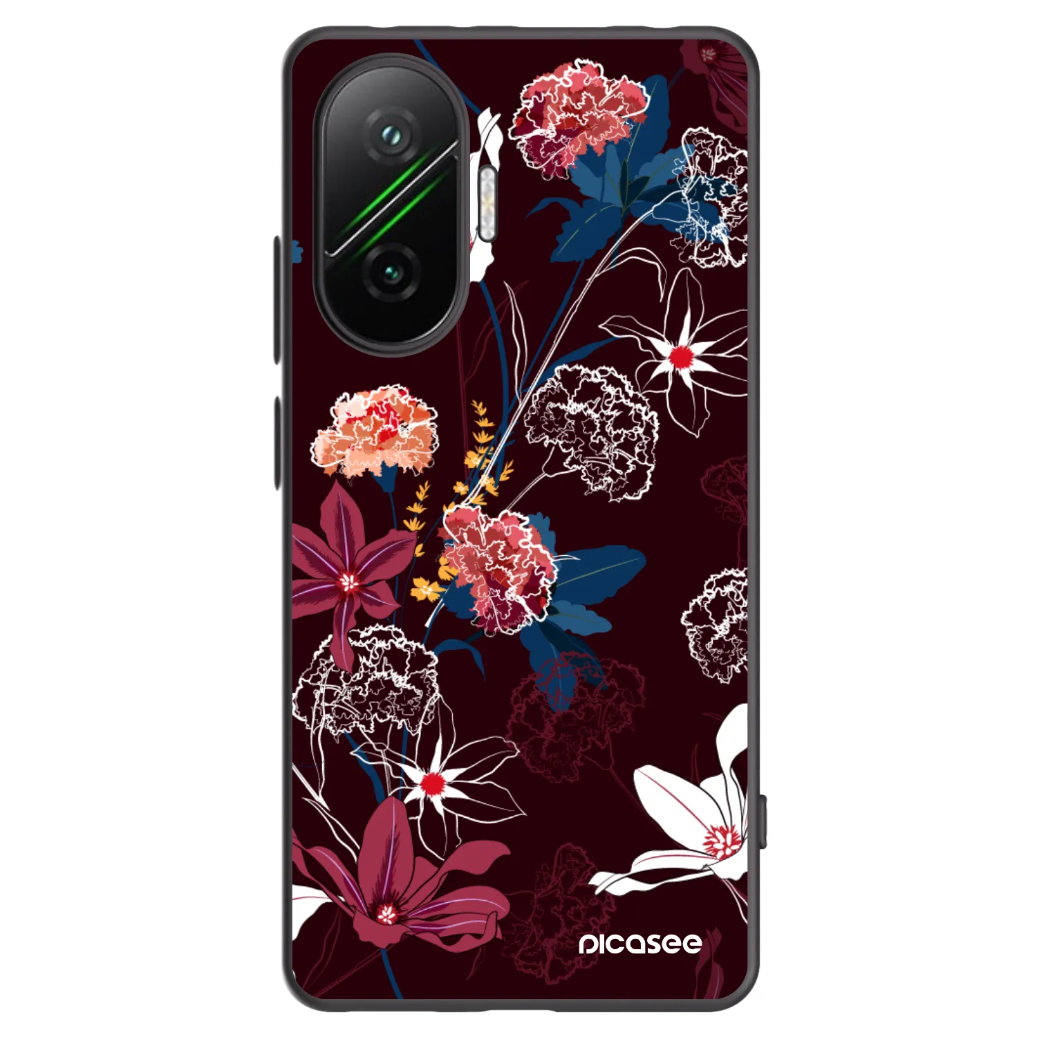 Picasee silikonový černý obal pro Xiaomi Poco F7 Pro 5G - Dark Meadow