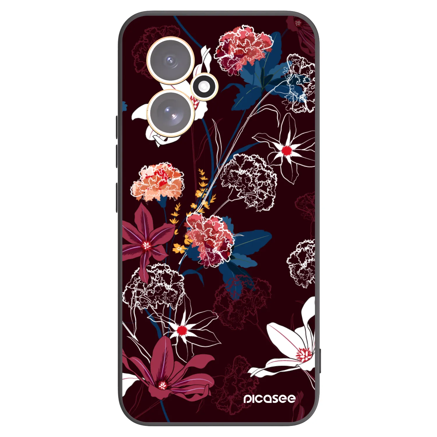 Picasee silikonový černý obal pro Honor 400 5G - Dark Meadow