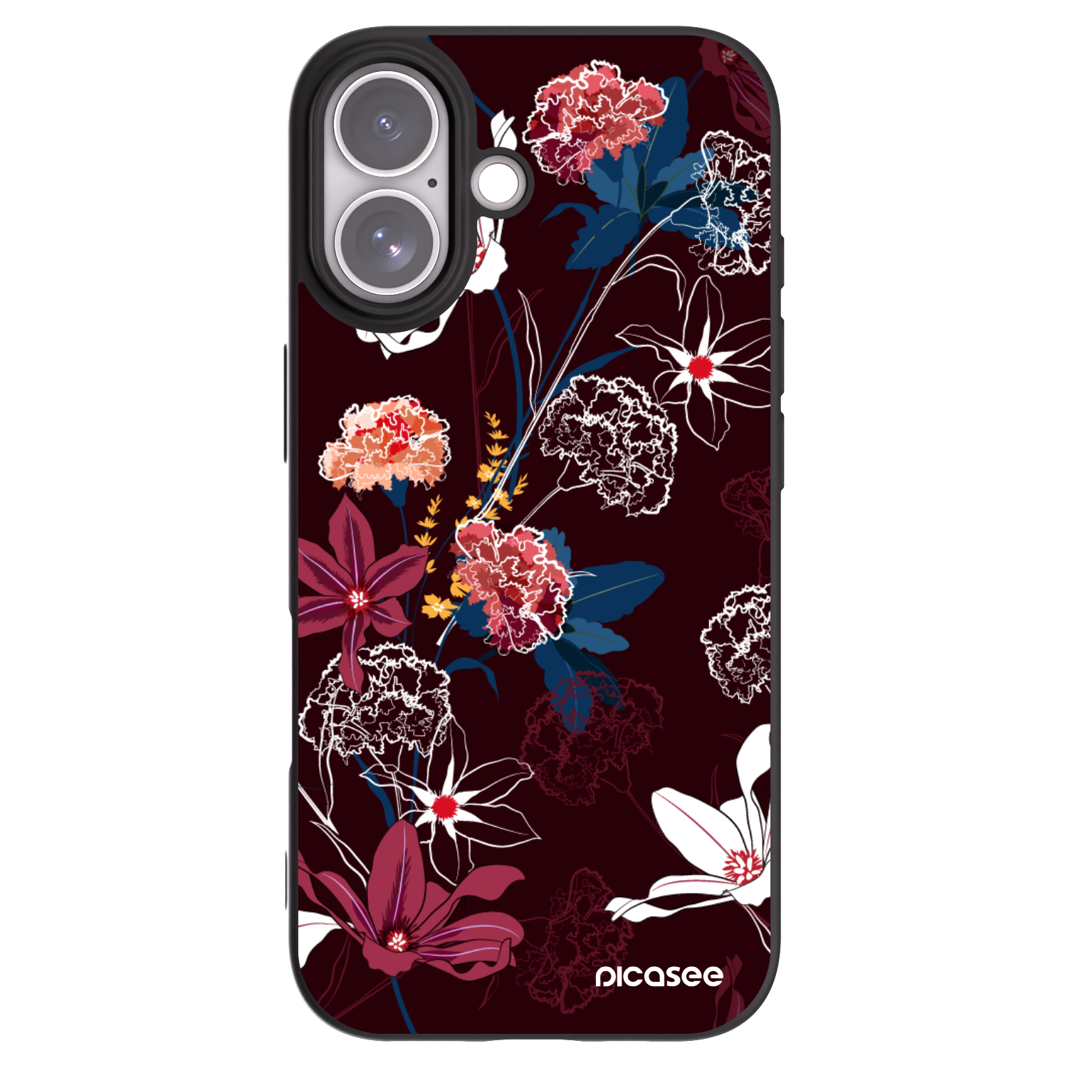 Picasee silikonový černý obal pro Apple iPhone 17 - Dark Meadow