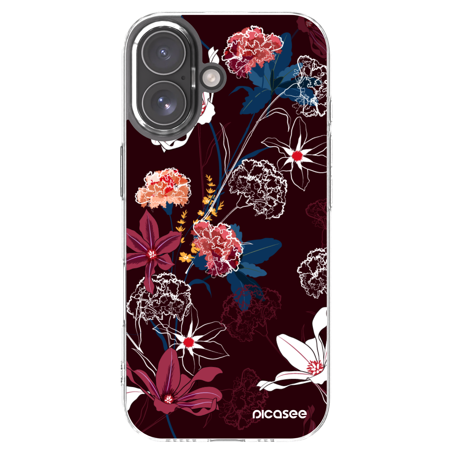 Picasee silikonový průhledný obal pro Apple iPhone 17 - Dark Meadow