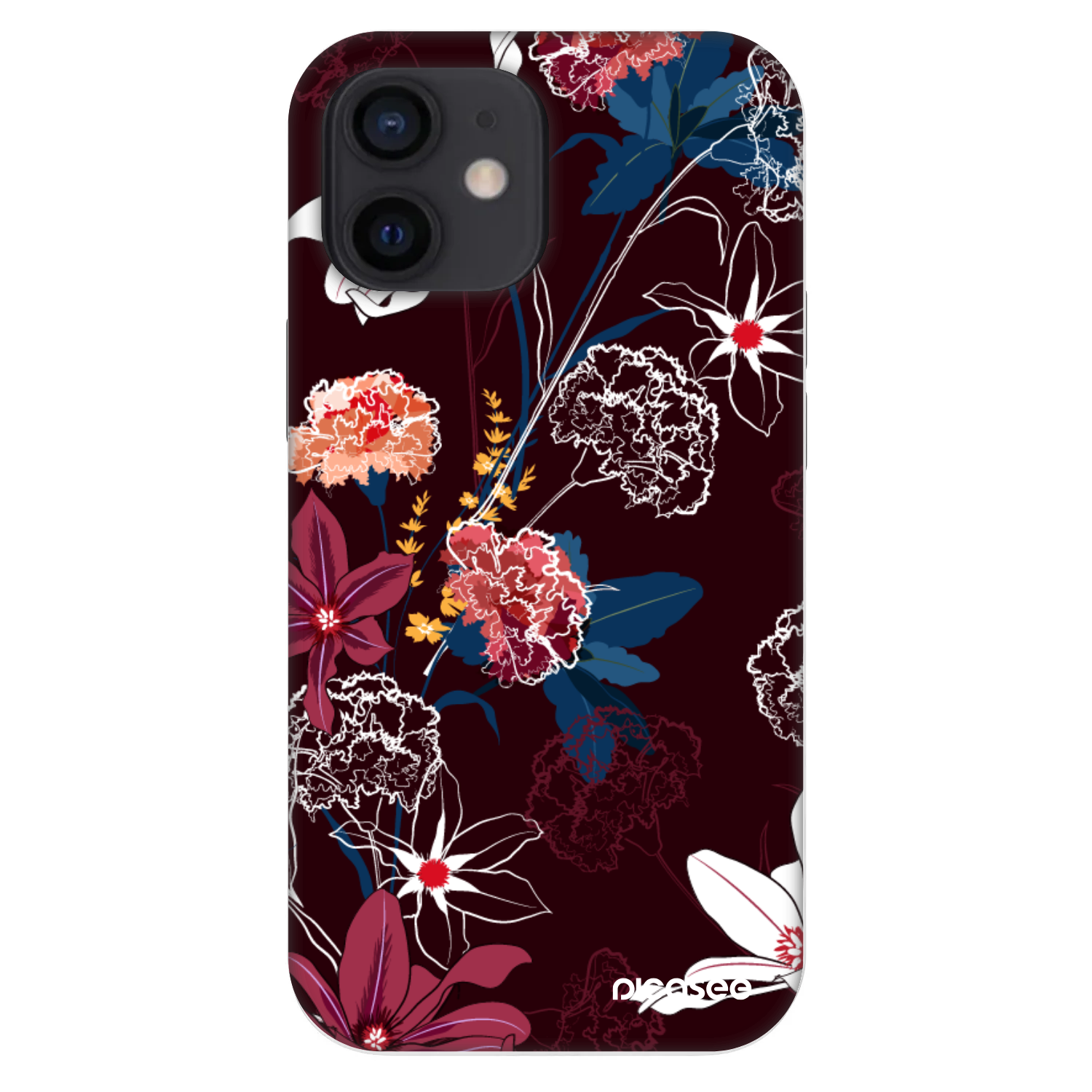 Picasee Fashion Case pro Apple iPhone 12 mini - Dark Meadow