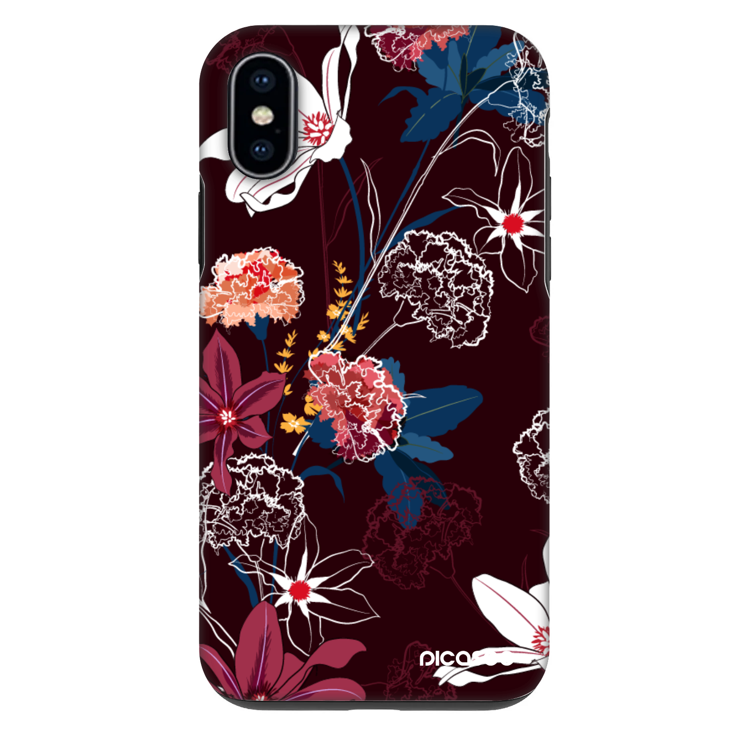 Picasee Fashion Case pro Apple iPhone X/XS - Dark Meadow