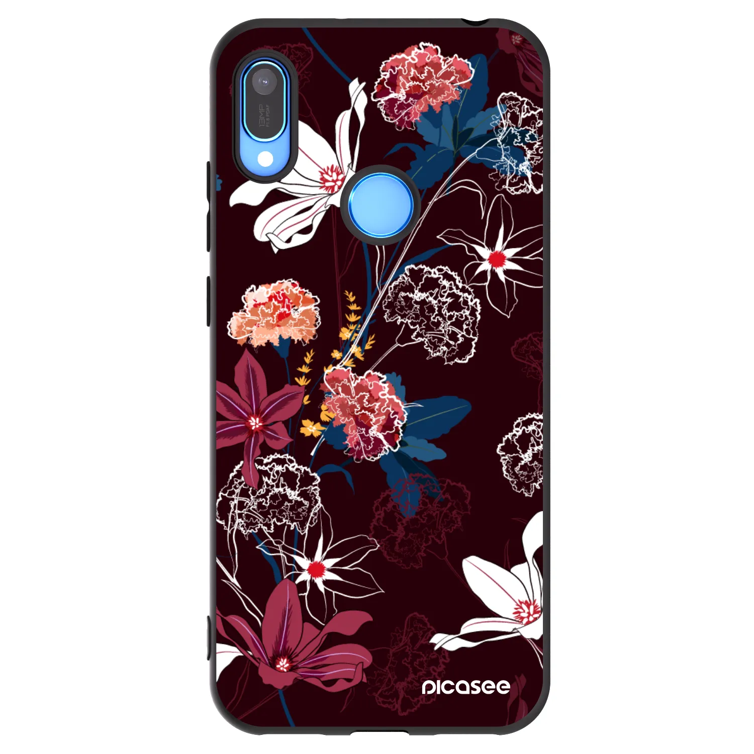 Picasee silikonový černý obal pro Huawei Y6 2019 - Dark Meadow