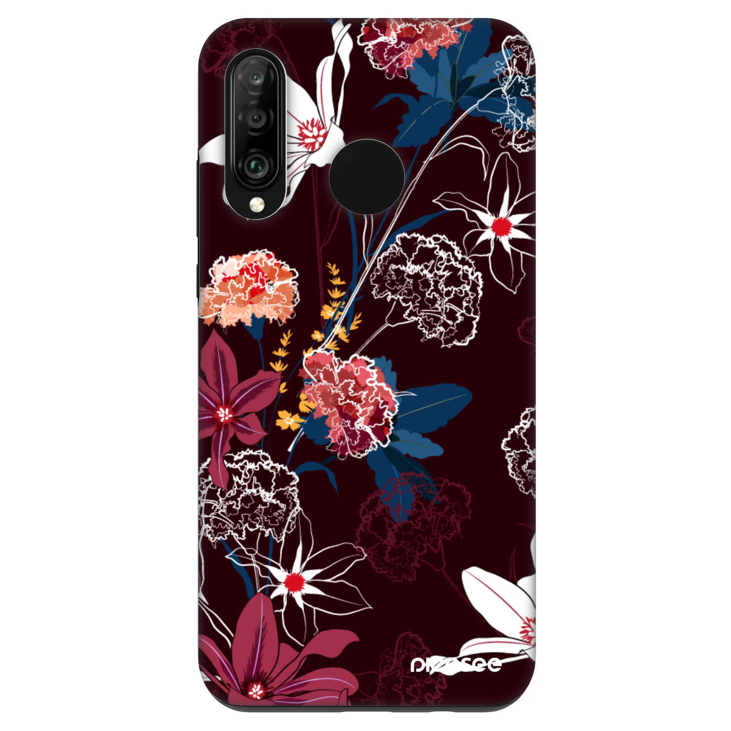Picasee Fashion Case pro Huawei P30 Lite - Dark Meadow