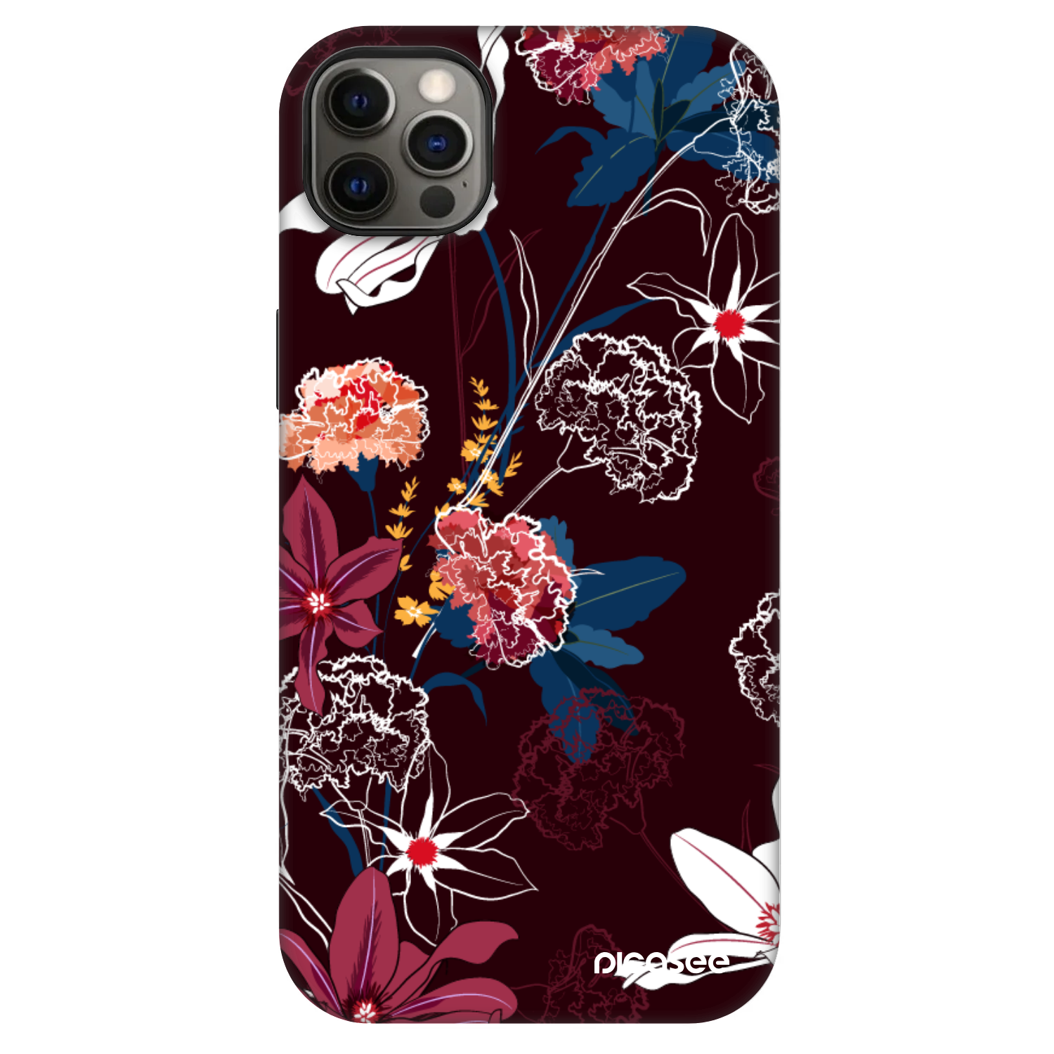 Picasee Fashion Case MagSafe Apple iPhone 12 Pro Max - Dark Meadow