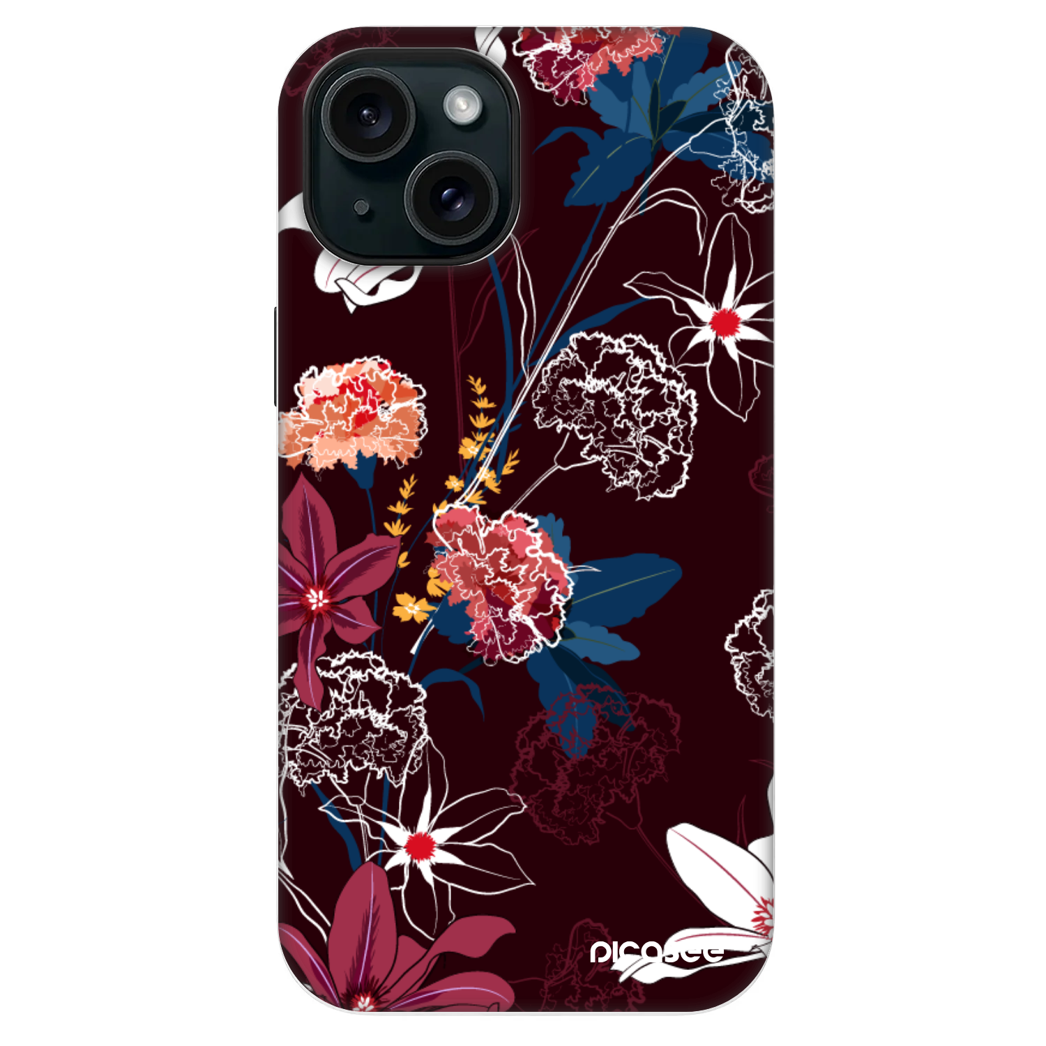 Picasee Fashion Case MagSafe Apple iPhone 13 - Dark Meadow