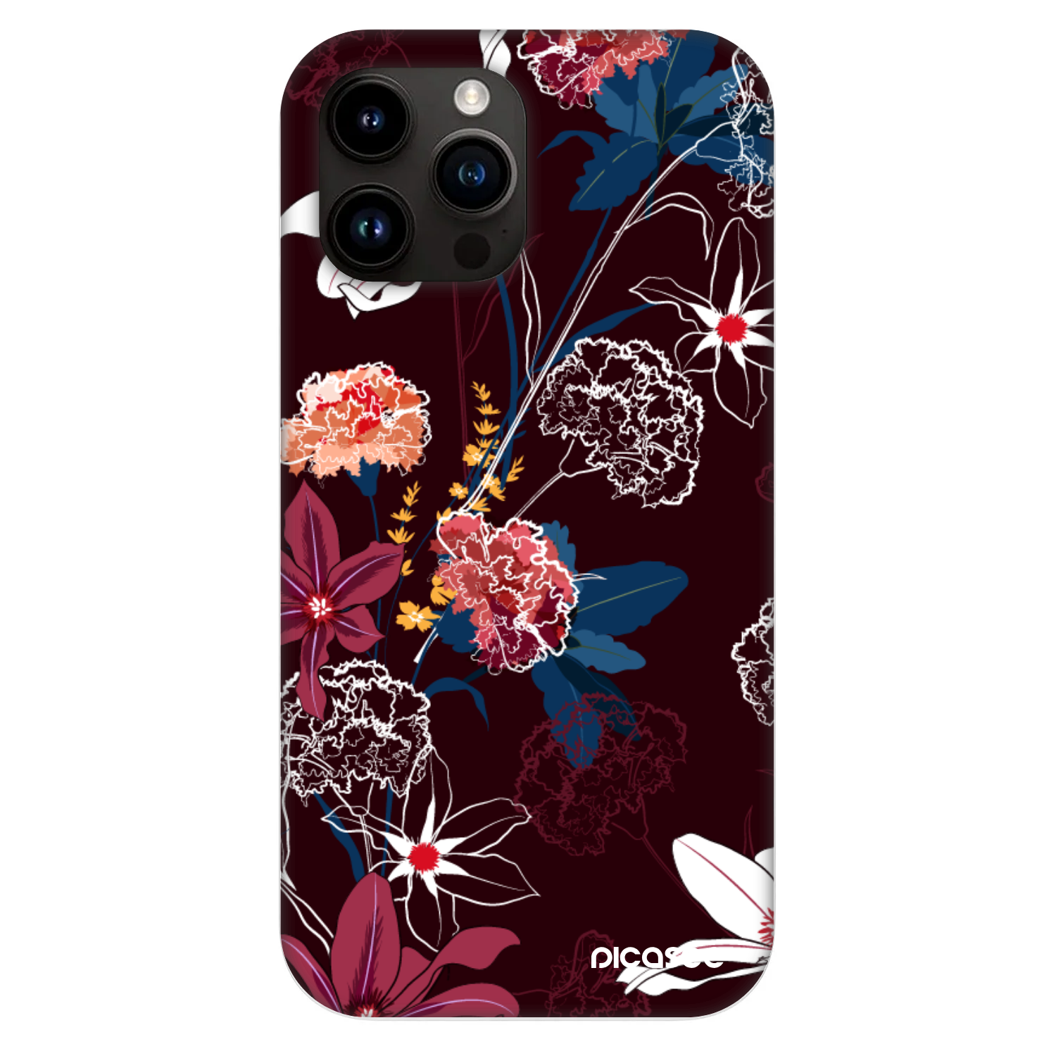 Picasee Fashion Case MagSafe Apple iPhone 13 Pro Max - Dark Meadow