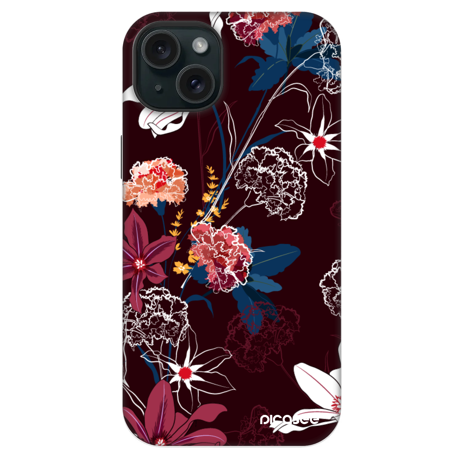 Picasee Fashion Case MagSafe Apple iPhone 14 Plus - Dark Meadow