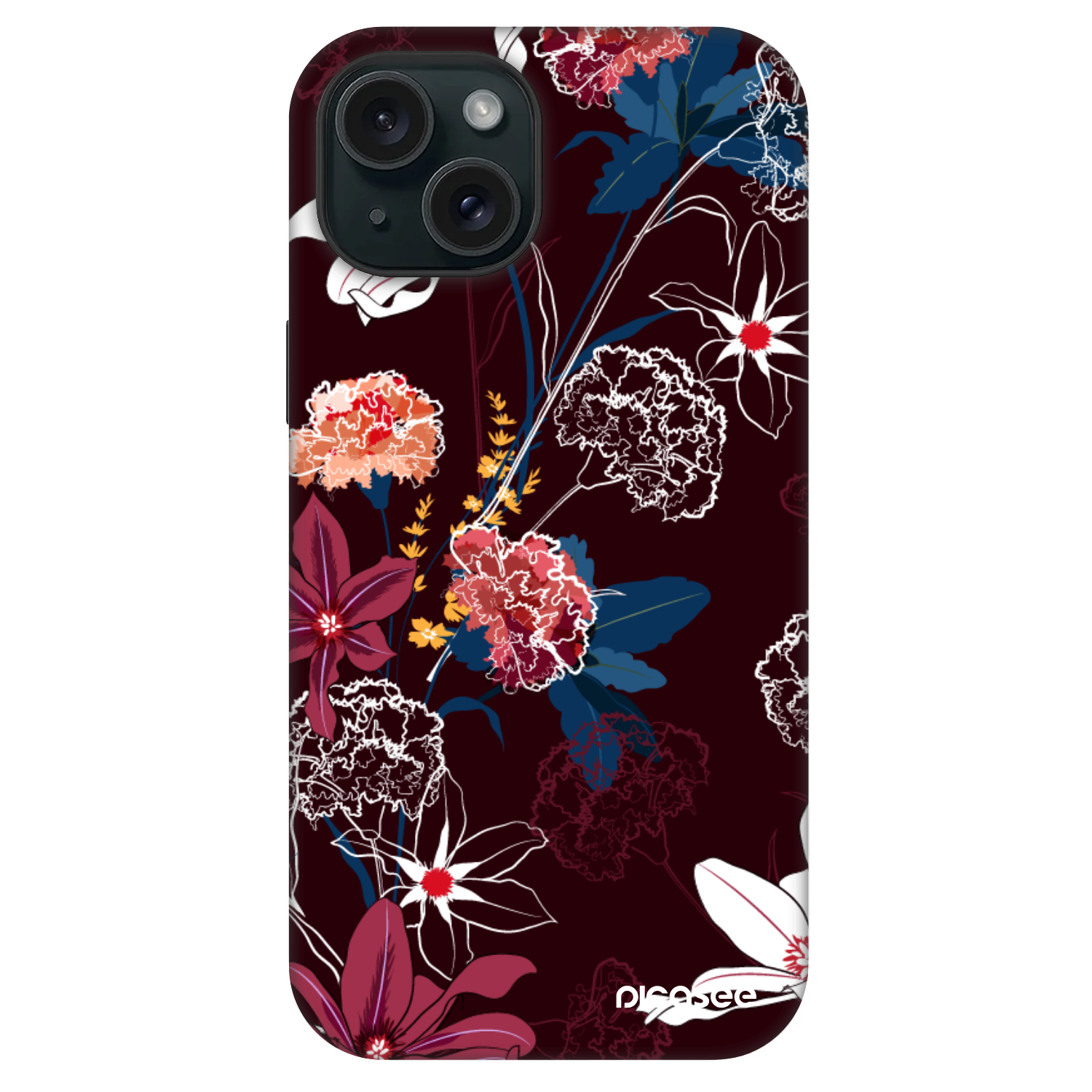 Picasee Fashion Case MagSafe Apple iPhone 15 - Dark Meadow