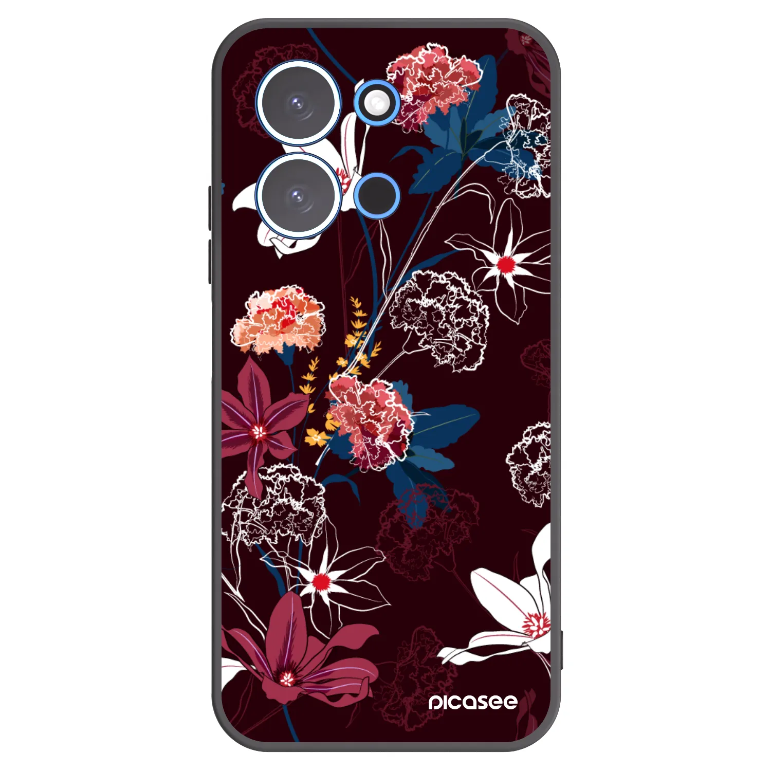 Picasee silikonový černý obal pro Xiaomi Redmi 15C 4G - Dark Meadow