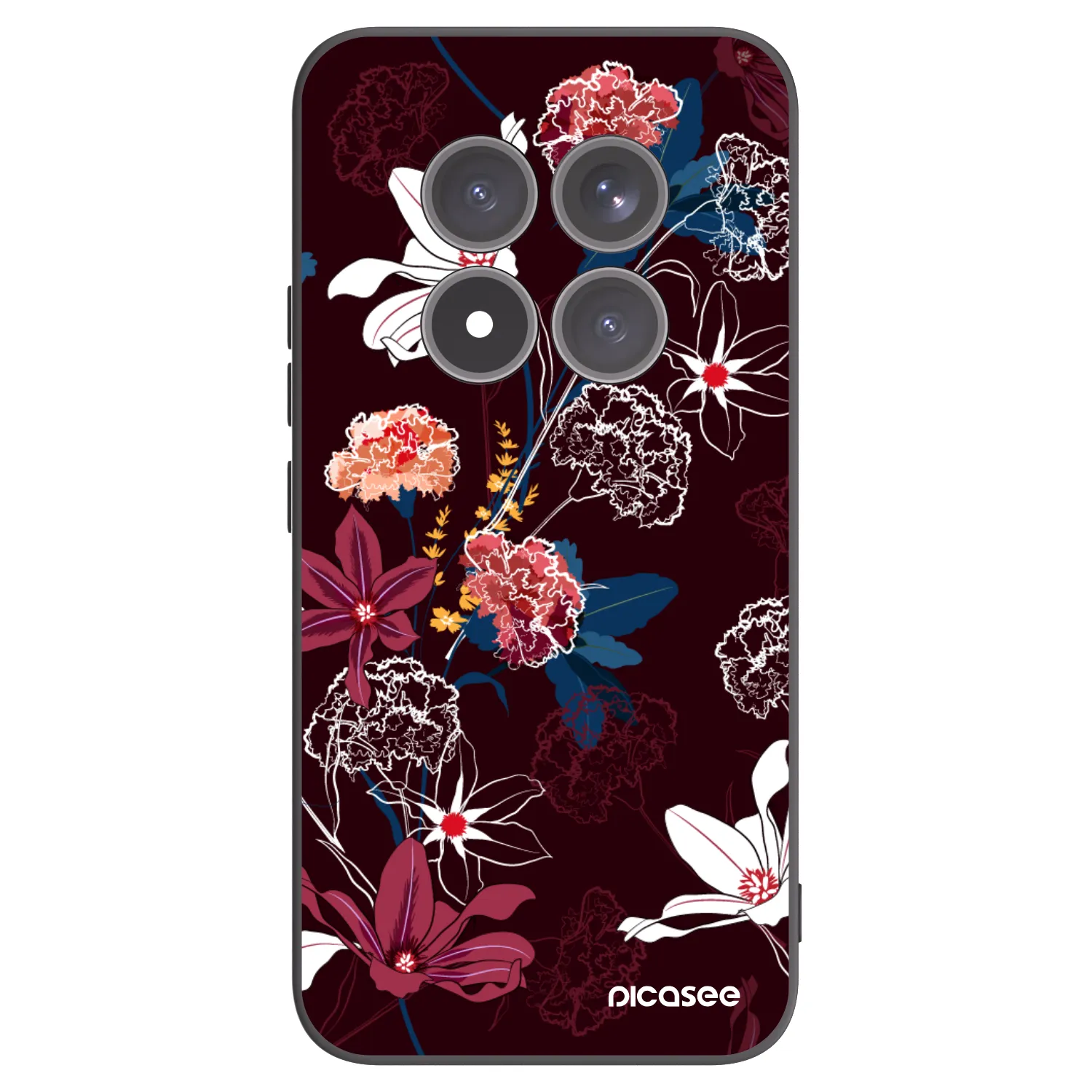 Picasee silikonový černý obal pro Xiaomi Redmi Note 15 Pro+ - Dark Meadow