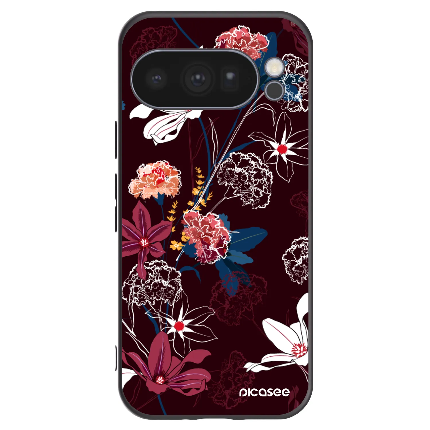 Picasee silikonový černý obal pro Google Pixel 10 Pro - Dark Meadow