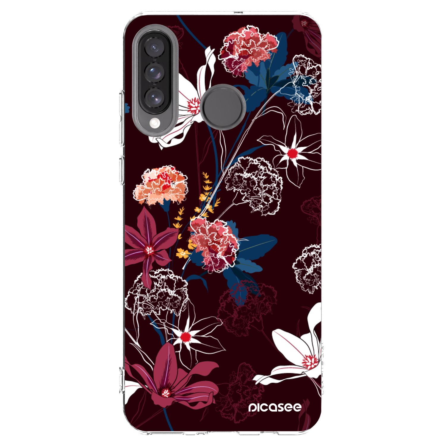 Picasee silikonový průhledný obal pro Huawei P30 Lite - Dark Meadow