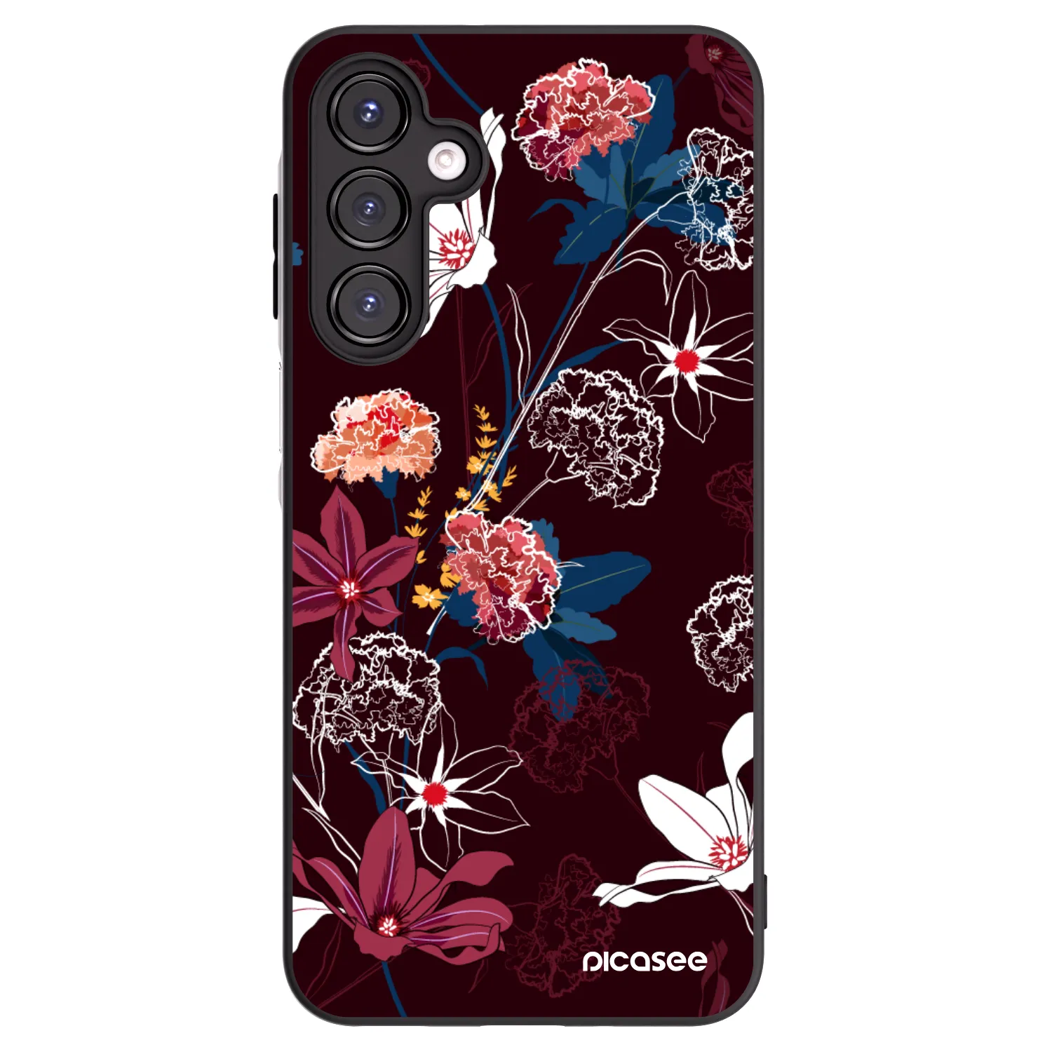 Picasee silikonový černý obal pro Samsung Galaxy A16 4G - Dark Meadow